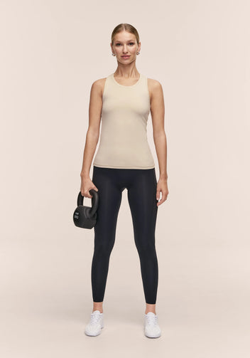 Casall Essential Racerback canotta ecru traspirante