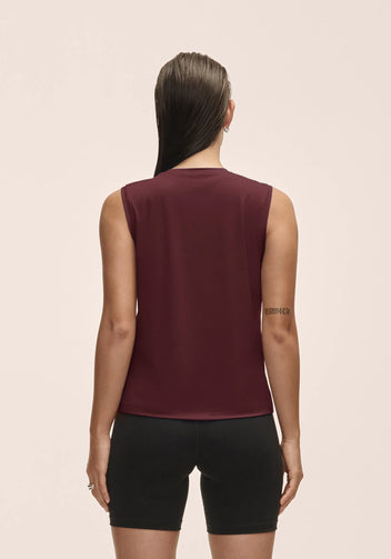 Casall Graphic Tank canotta cherry moon traspirante