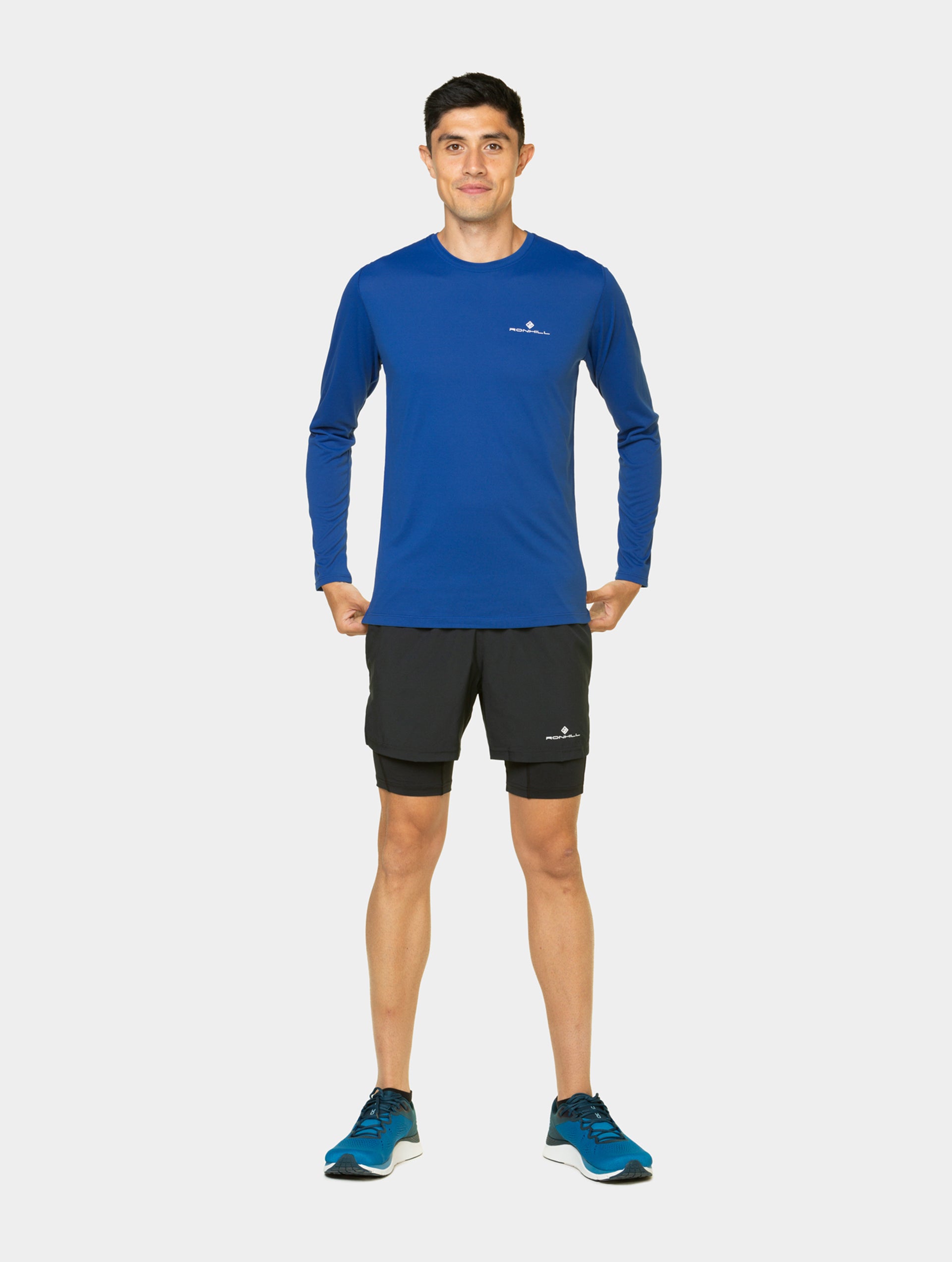 Ronhill Core 5 Twin pantaloncini running 2 in 1 uomo