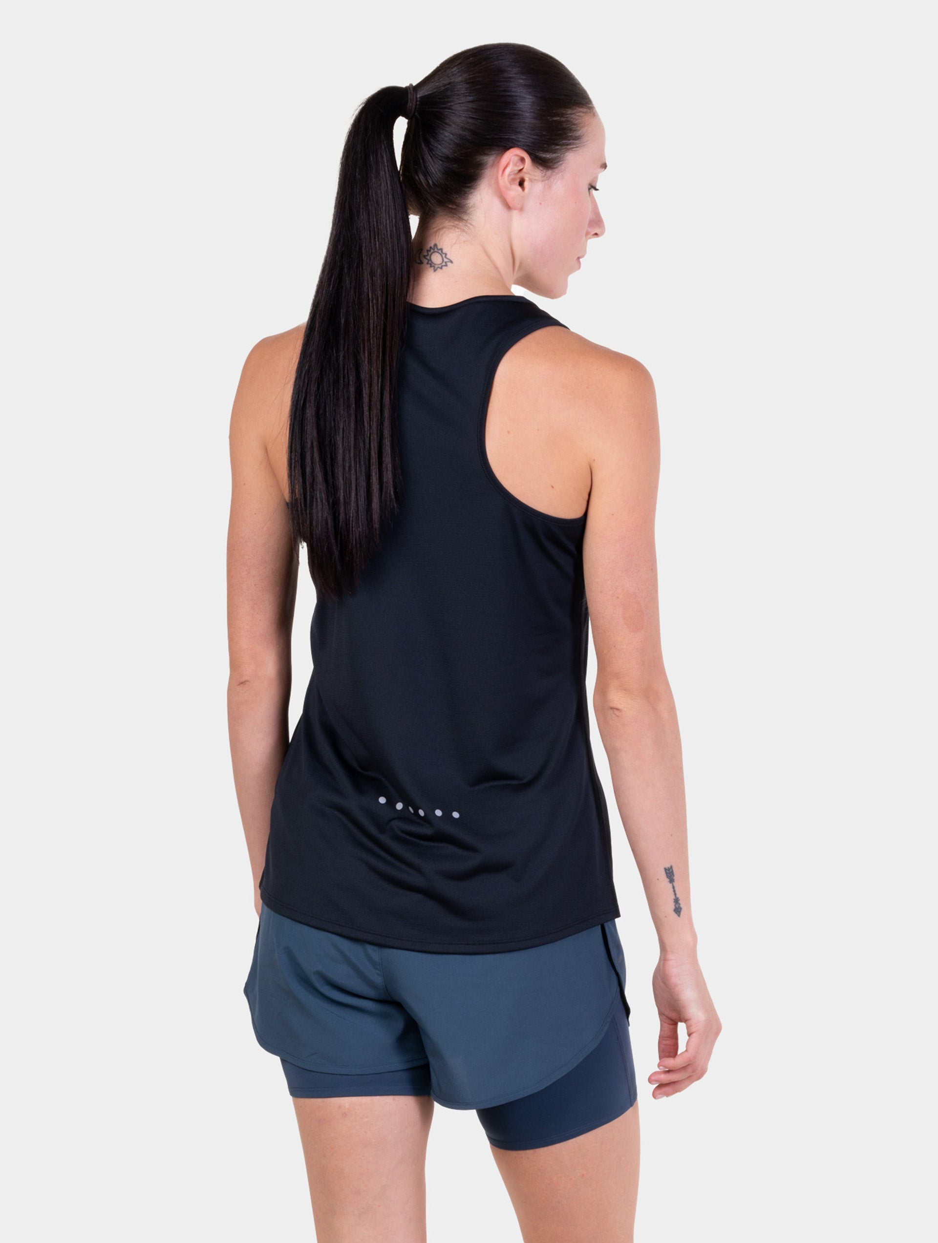 Ronhill Core Vest canotta running donna nera traspirante