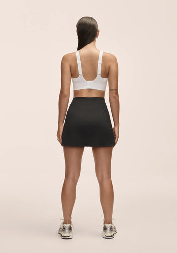 Casall Court Slit Skirt gonna tennis nera elasticizzata