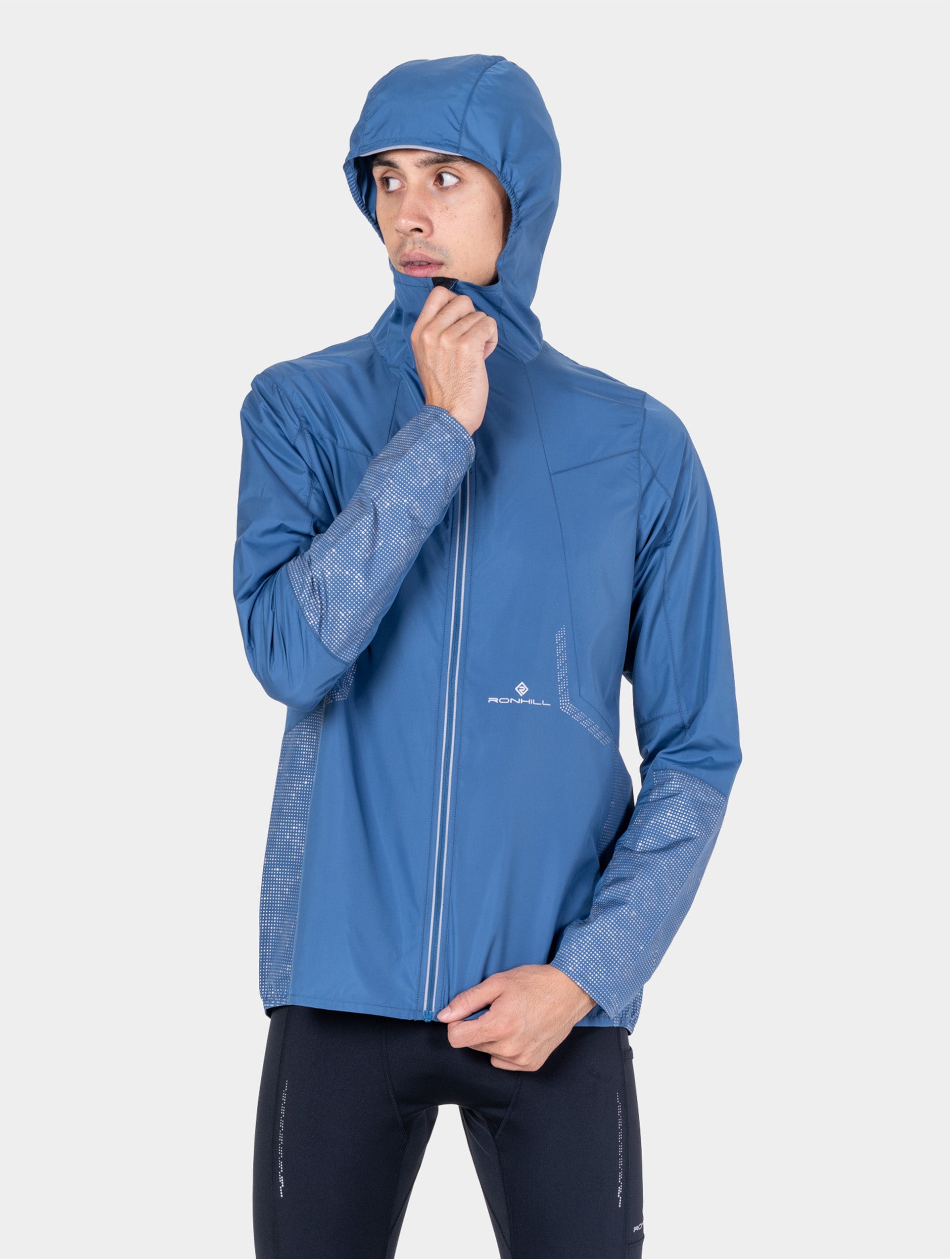 Ronhill Tech Reflect giacca running uomo riflettente antivento