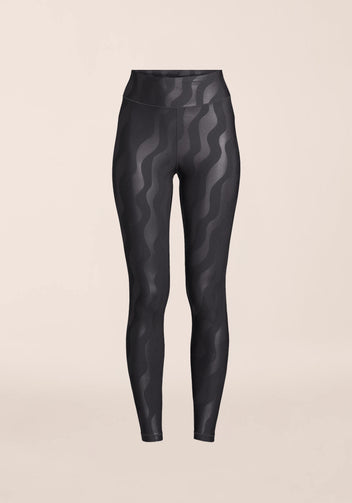 Casall Heat Printed High Waist leggings neri vita alta