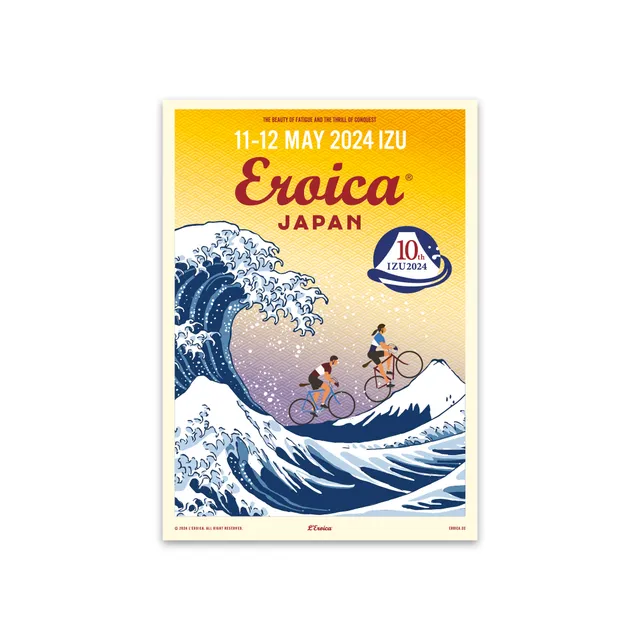 L'Eroica Japan 2024 Poster Illustrazione Ufficiale