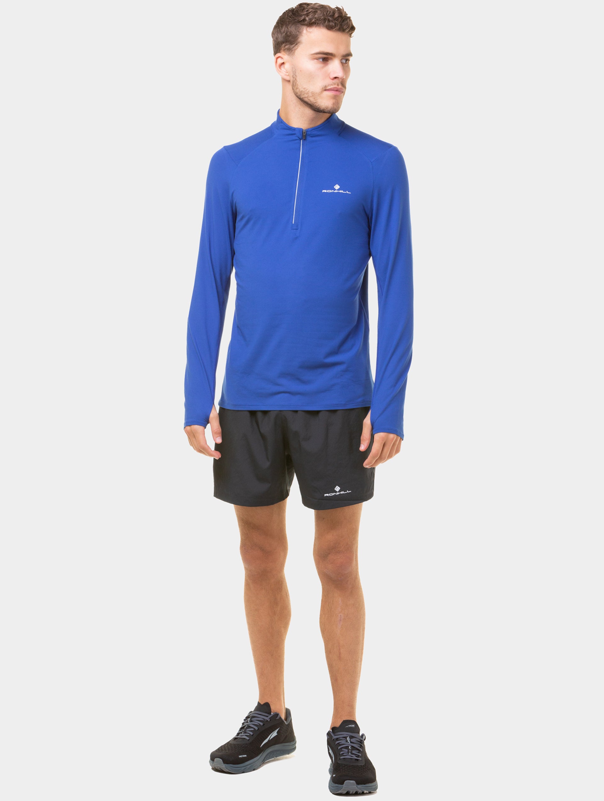 Ronhill Core Thermal 1/2 Zip maglia termica nera