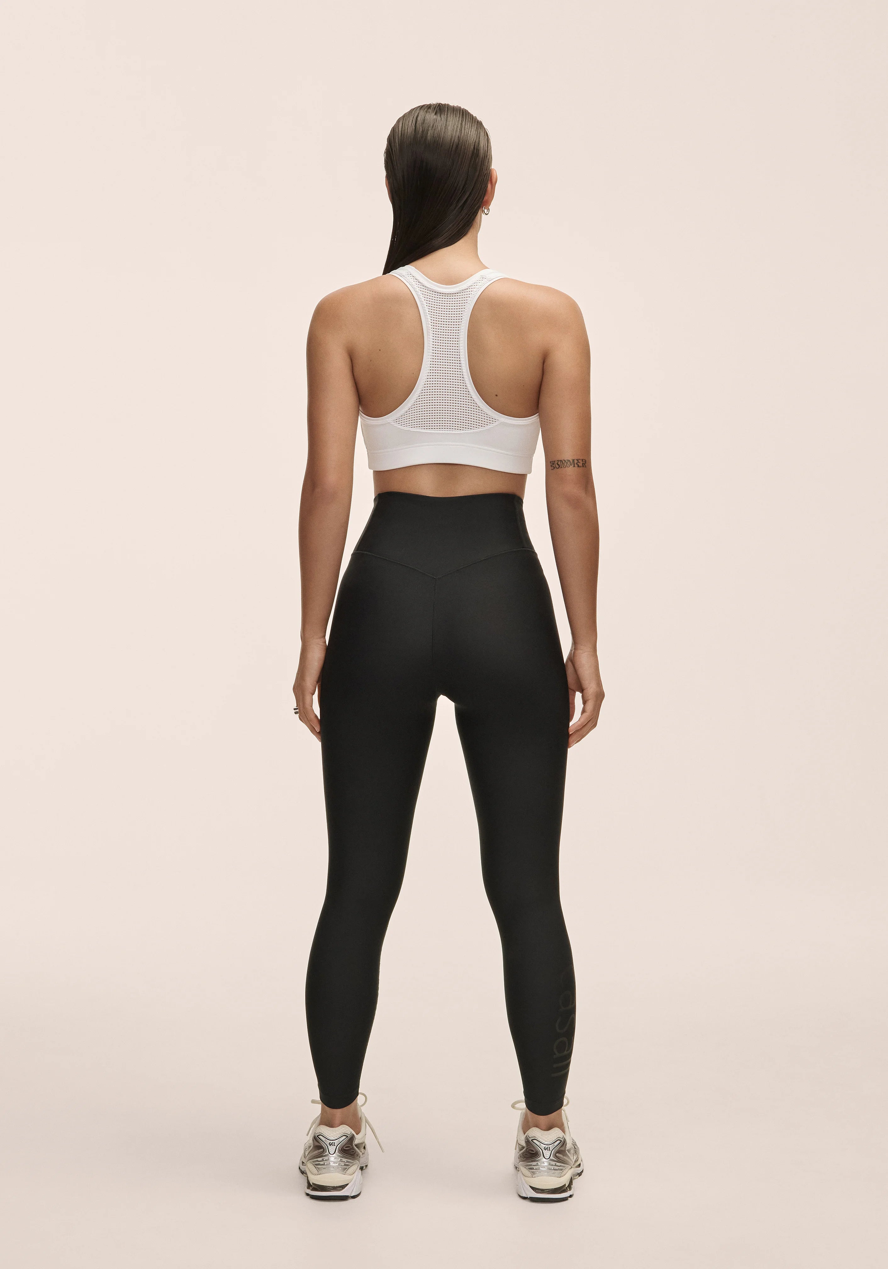 Casall Graphic High Waist Tights leggings neri shaping