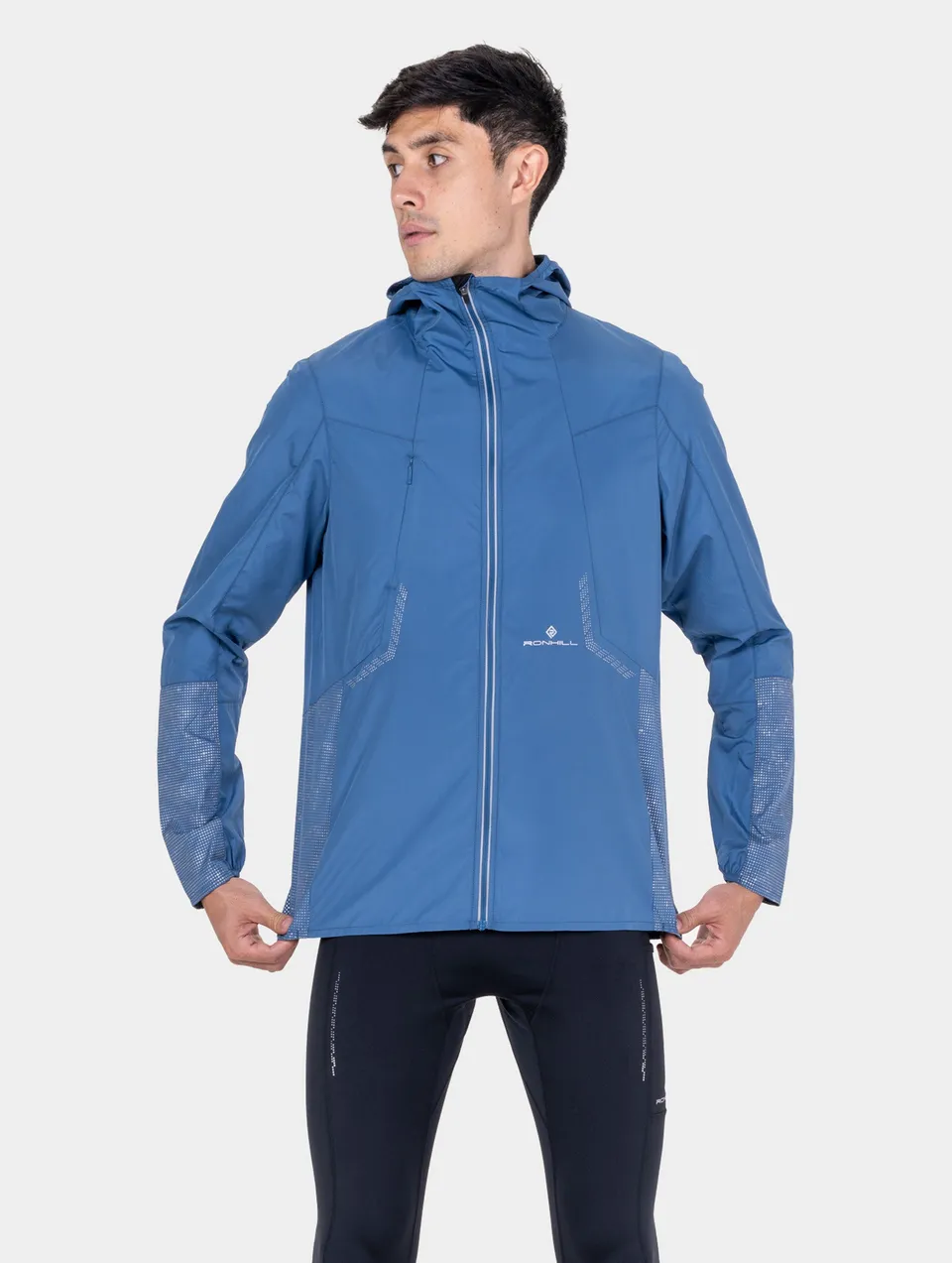 Ronhill Tech Reflect giacca running uomo riflettente antivento