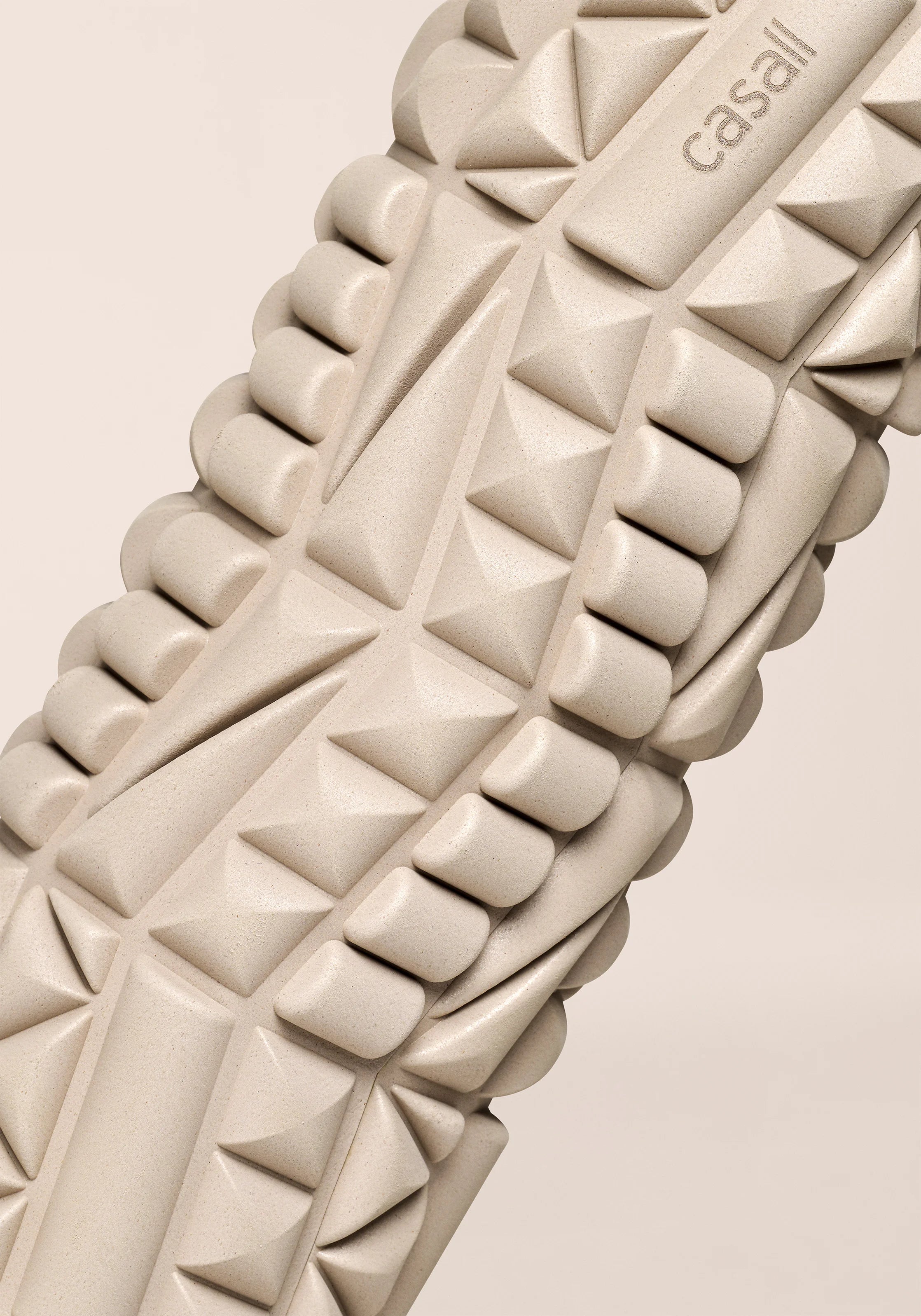 Casall Recovery Foam Roller rullo massaggio cashmere chiaro recupero