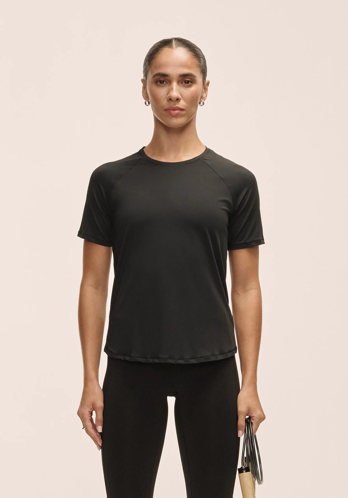 Casall Essential Tee t-shirt tecnica nera traspirante