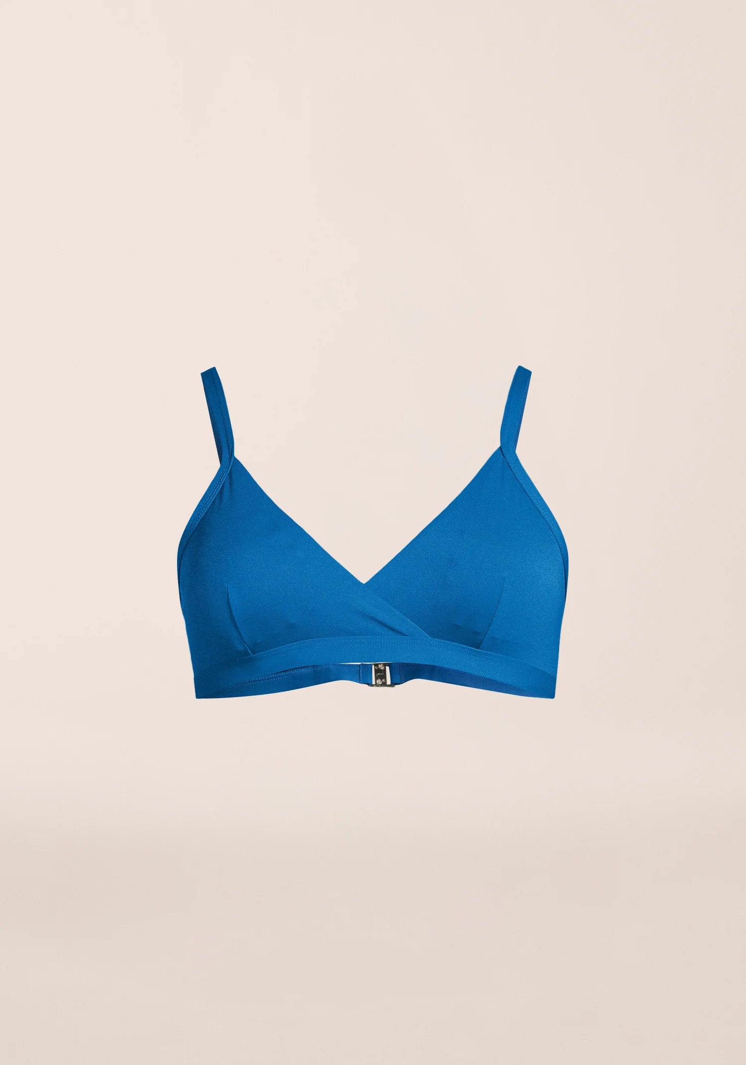 Casall Overlap top bikini blu petrolio UV50+