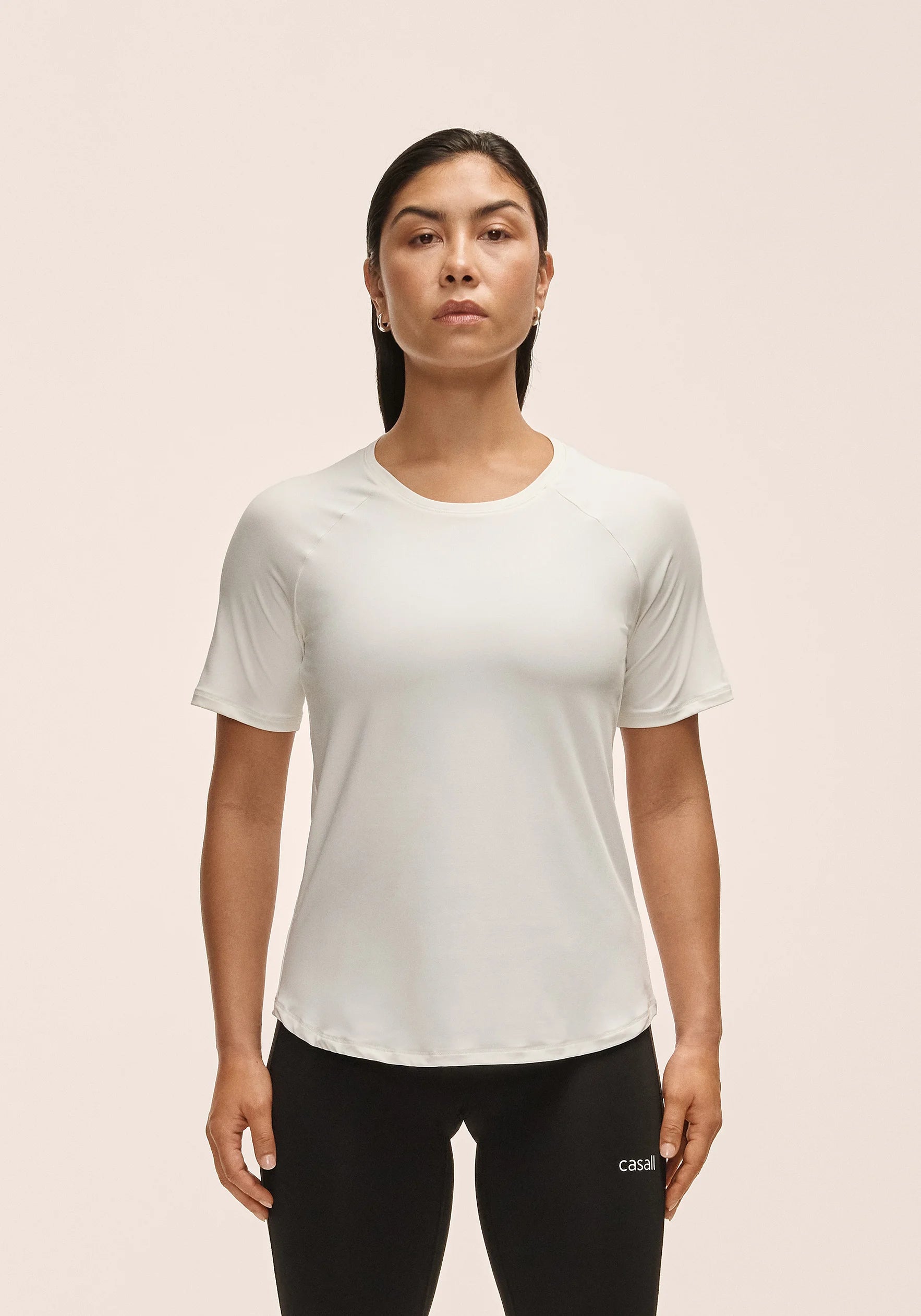 Casall Essential Tee maglietta bianca traspirante