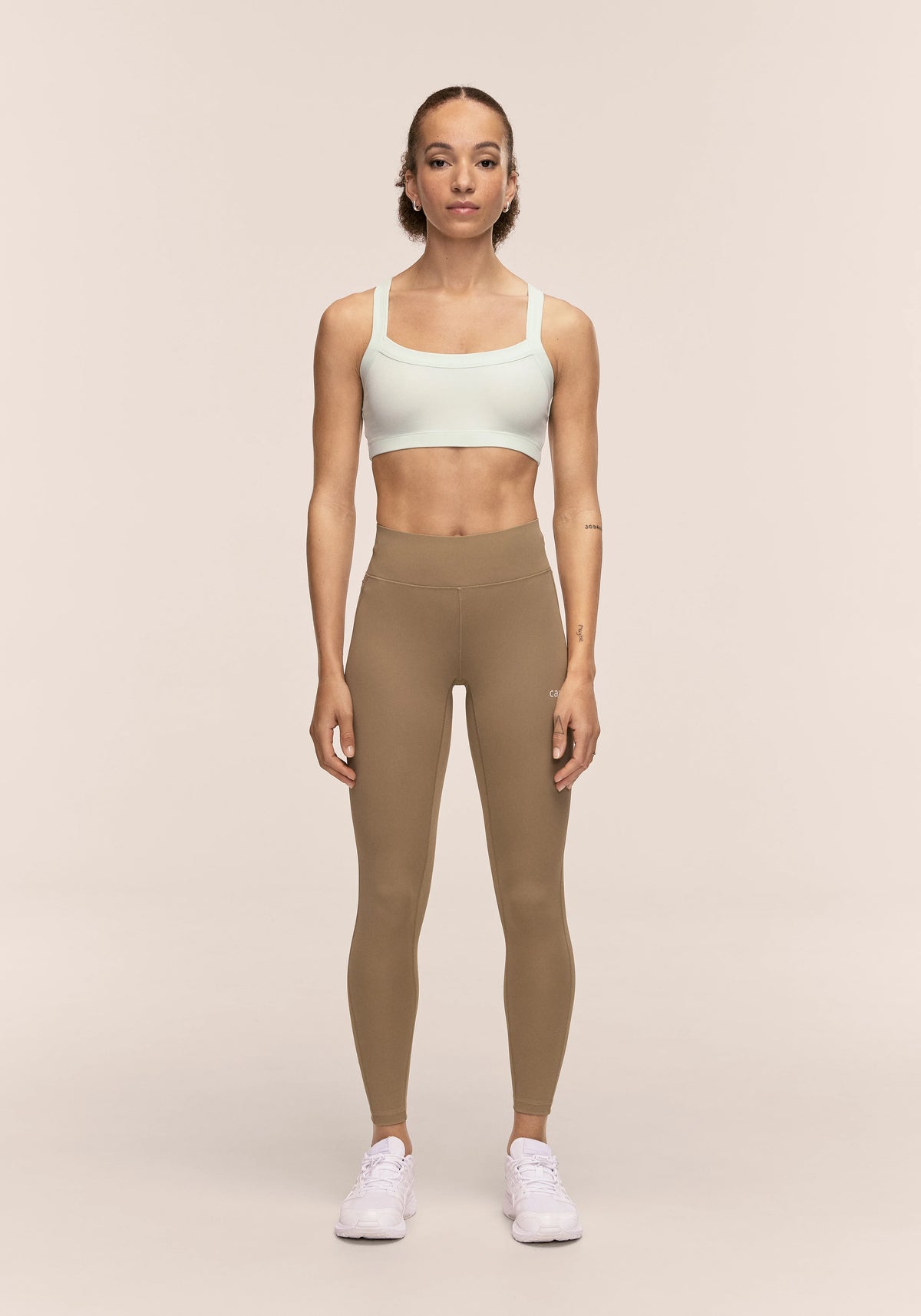 Casall Essential leggings Light Khaki con tasca