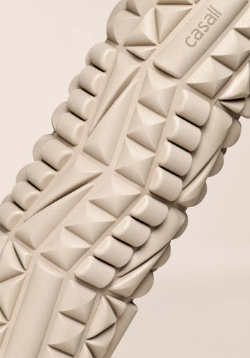 Casall Recovery Foam Roller rullo massaggio cashmere chiaro recupero