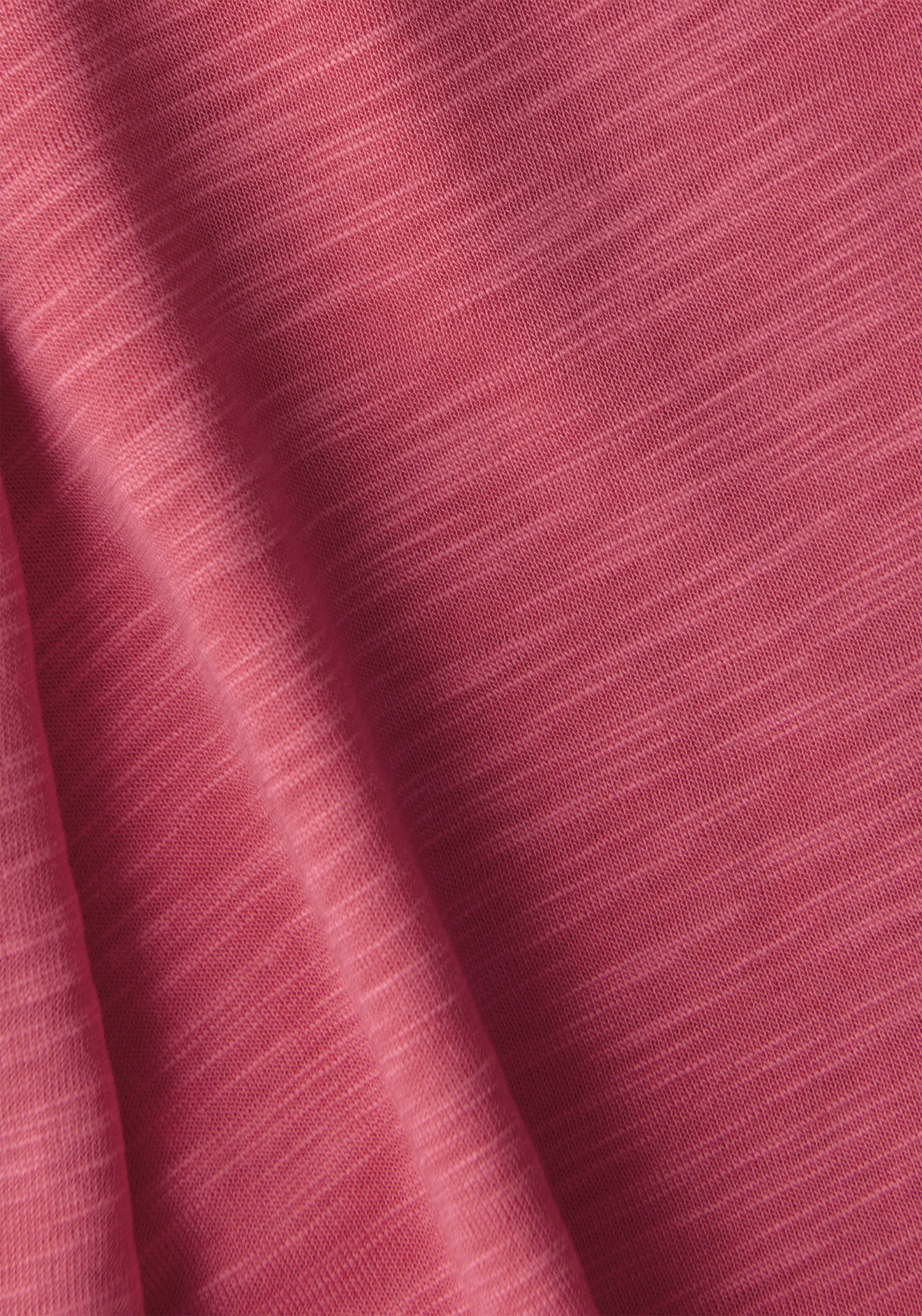 Casall Soft Texture Tee T-shirt Ruby Blush in Tencel