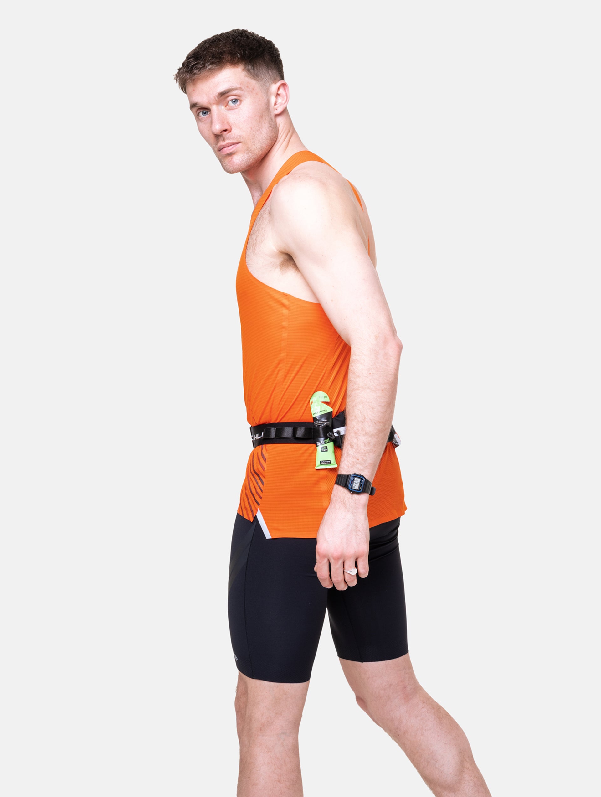 Ronhill Race cintura running nera porta essenziali