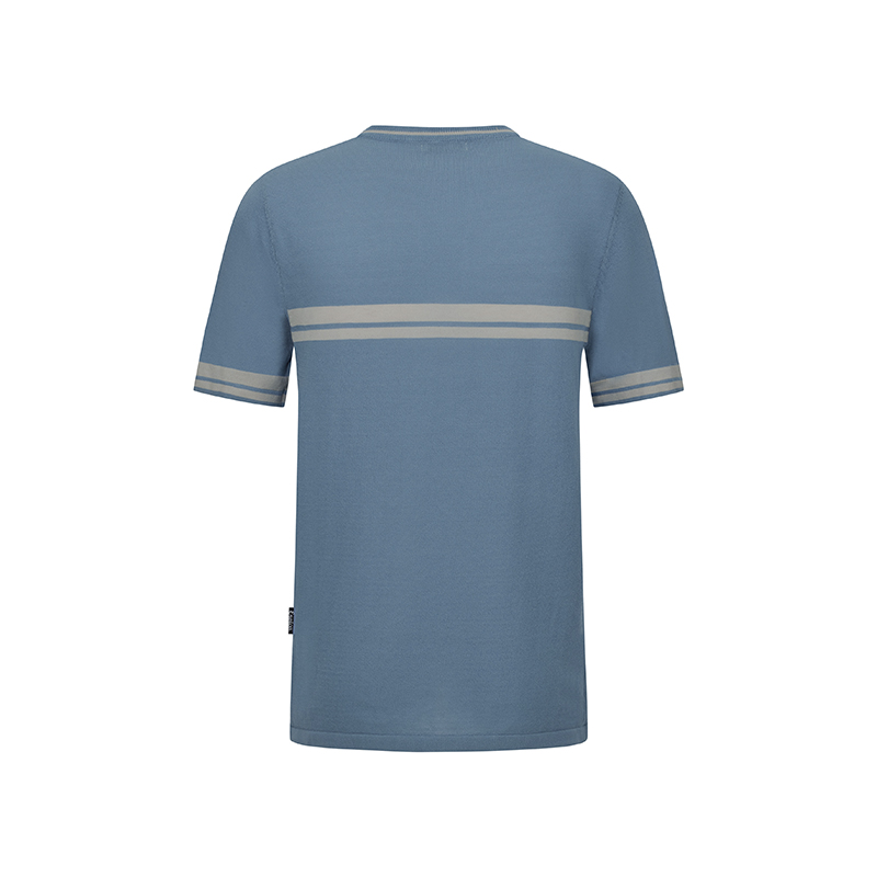 L'Eroica Monte t-shirt jacquard slim fit ricamo