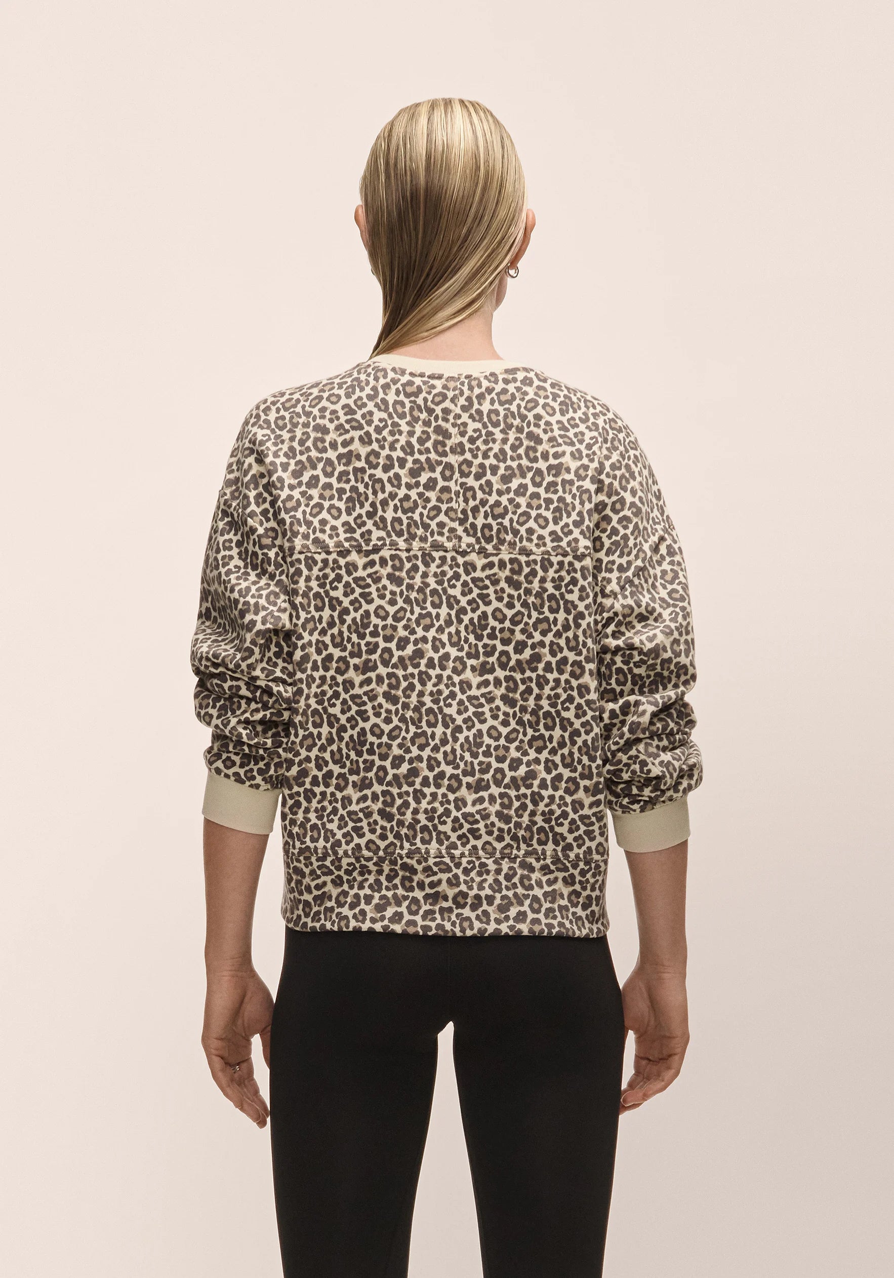 Casall Leo Terry felpa Leo Print in cotone bio