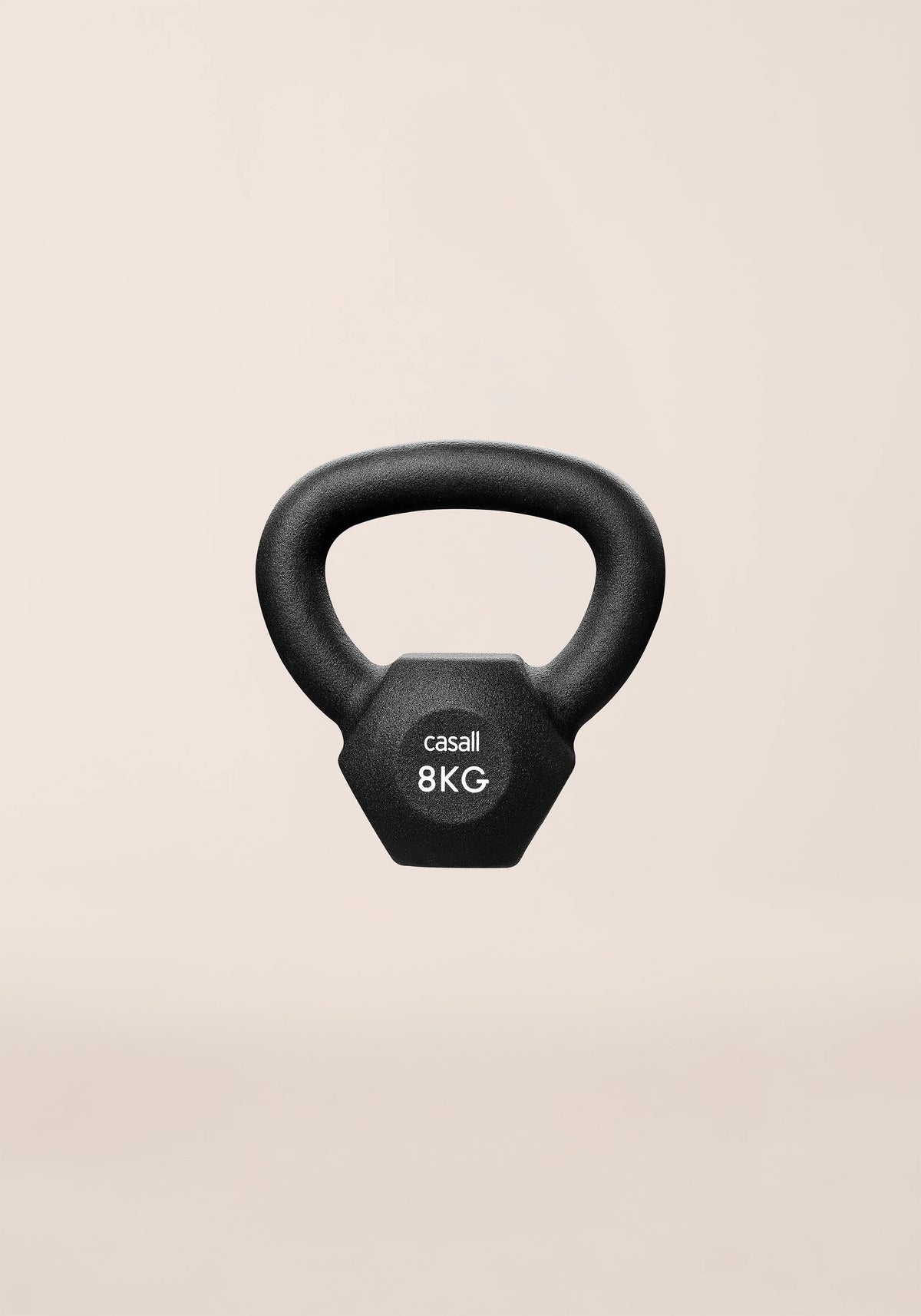 Casall Classic Kettlebell 8 kg nero ghisa bilanciata