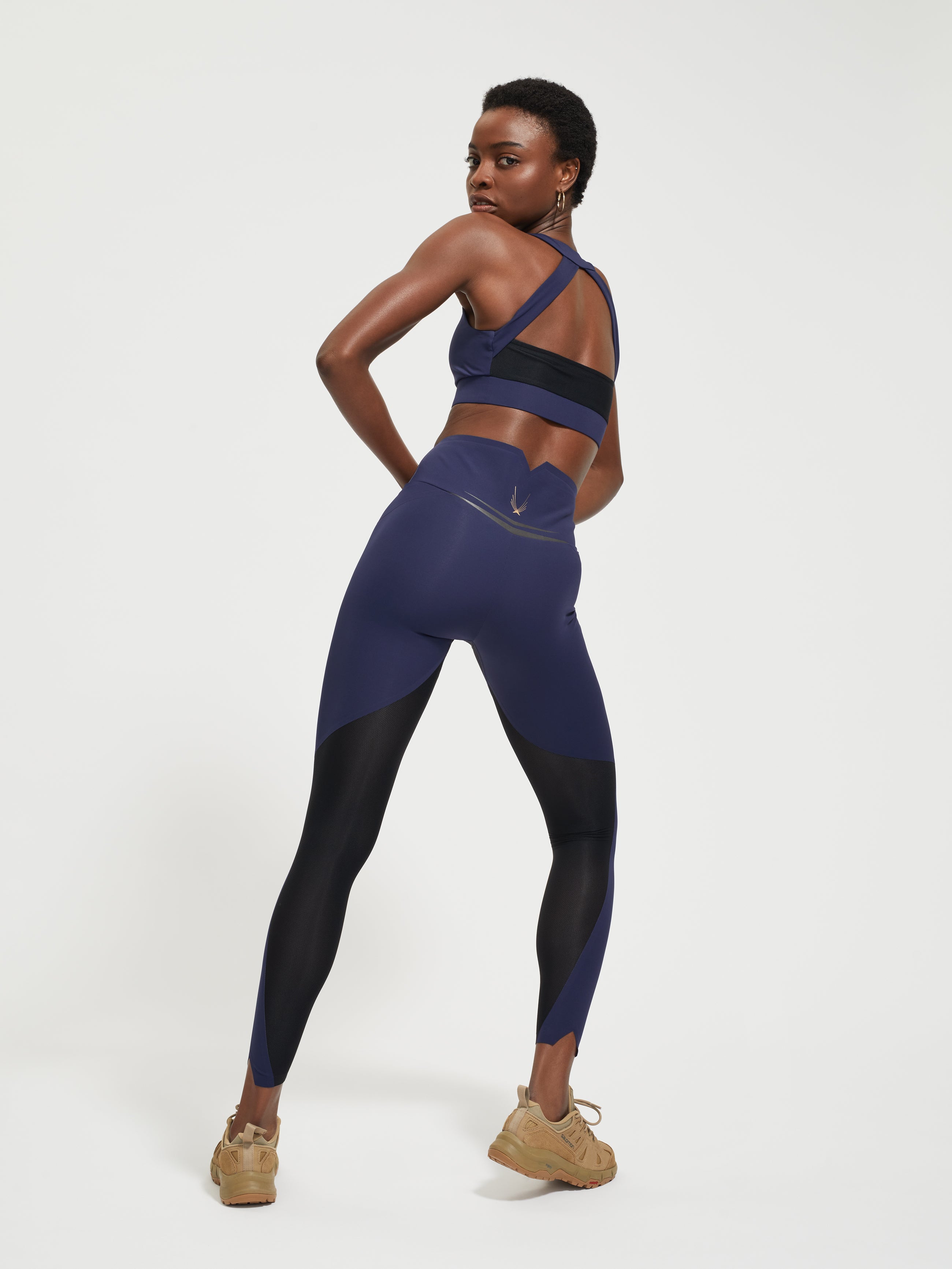 Lucas Hugh Stealth reggiseno sportivo blu notte L traspirante