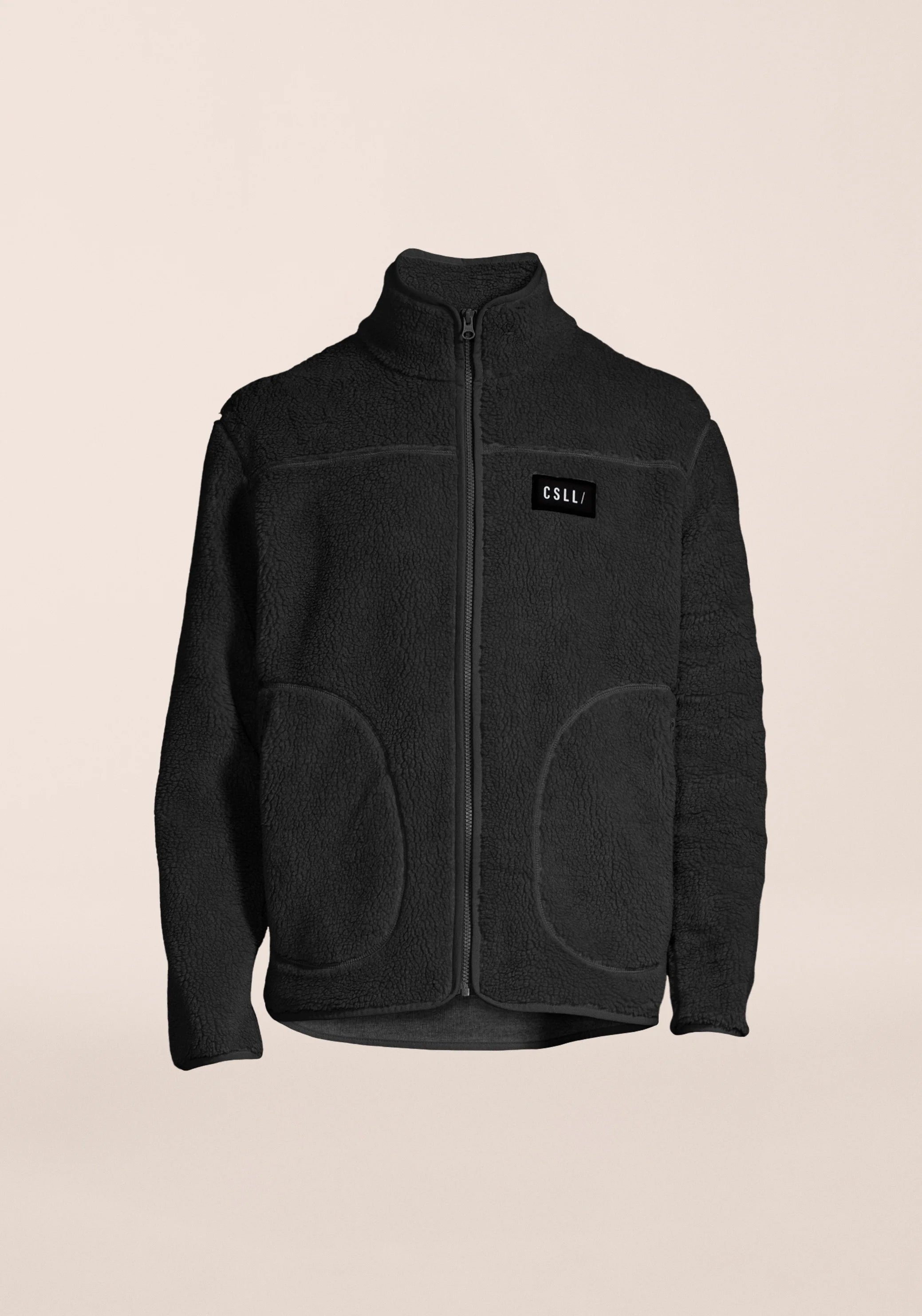 Casall M Pile Jacket giacca pile nera caldo