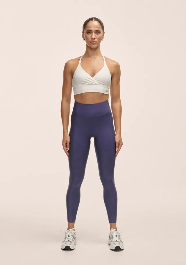 Casall Graphic High Waist Tights leggings Purple Eclipse