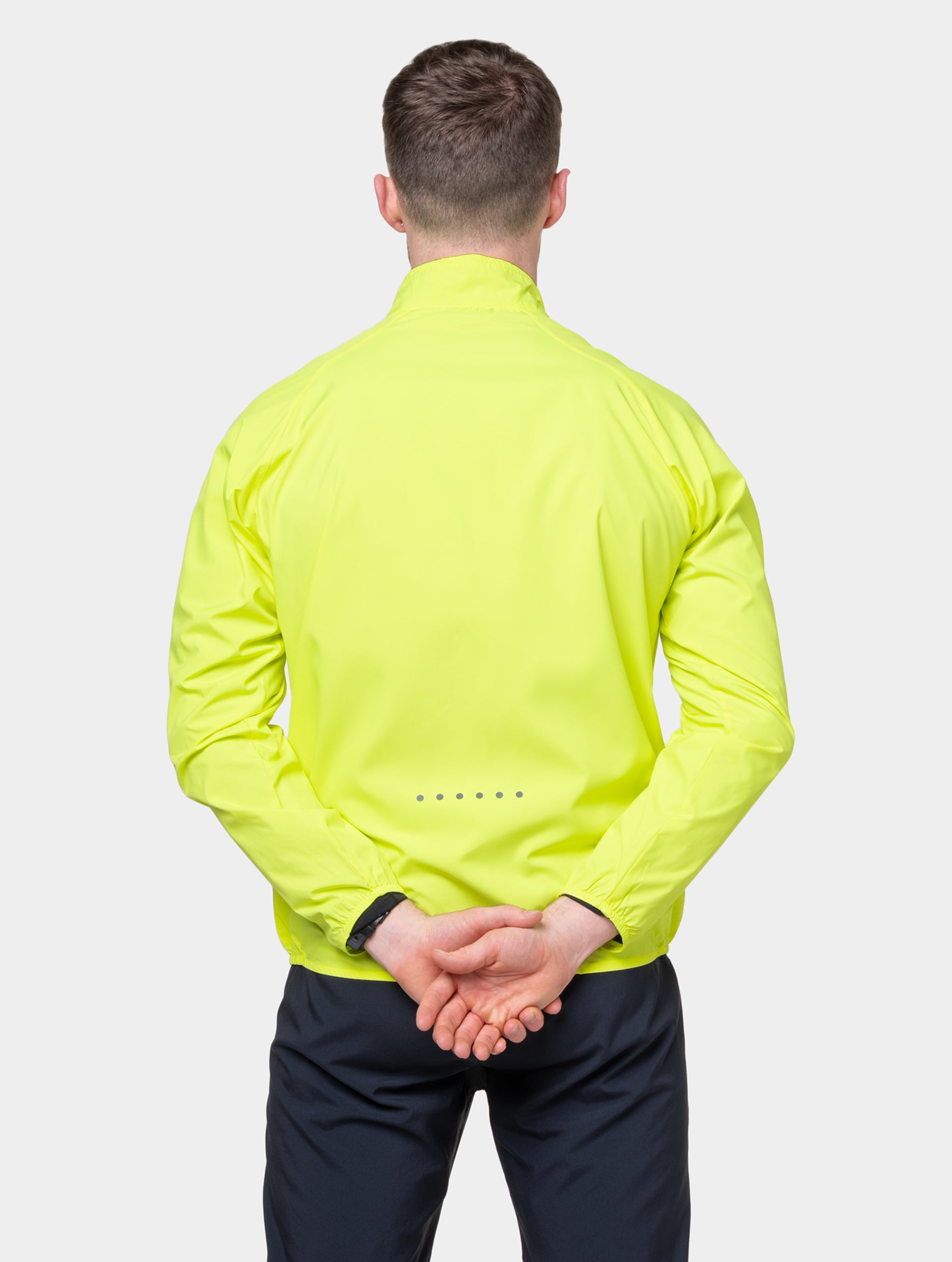 Ronhill Core giacca running uomo giallo fluo traspirante
