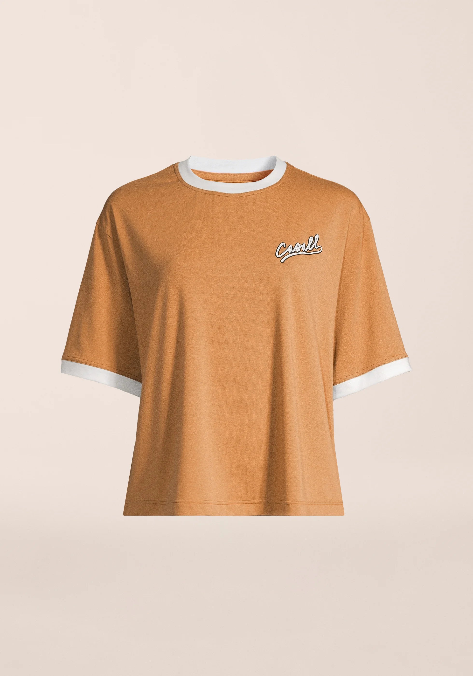Casall Alma Oversized Tee maglietta gialla vestibilità oversize