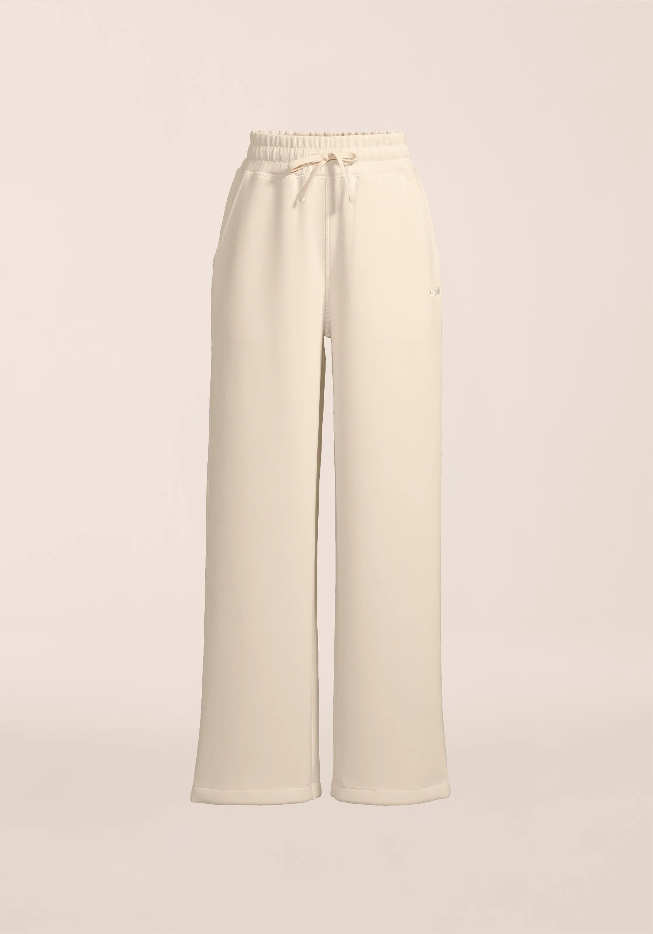 Casall Peachy Straight Leg Jogger pantaloni Lamb White
