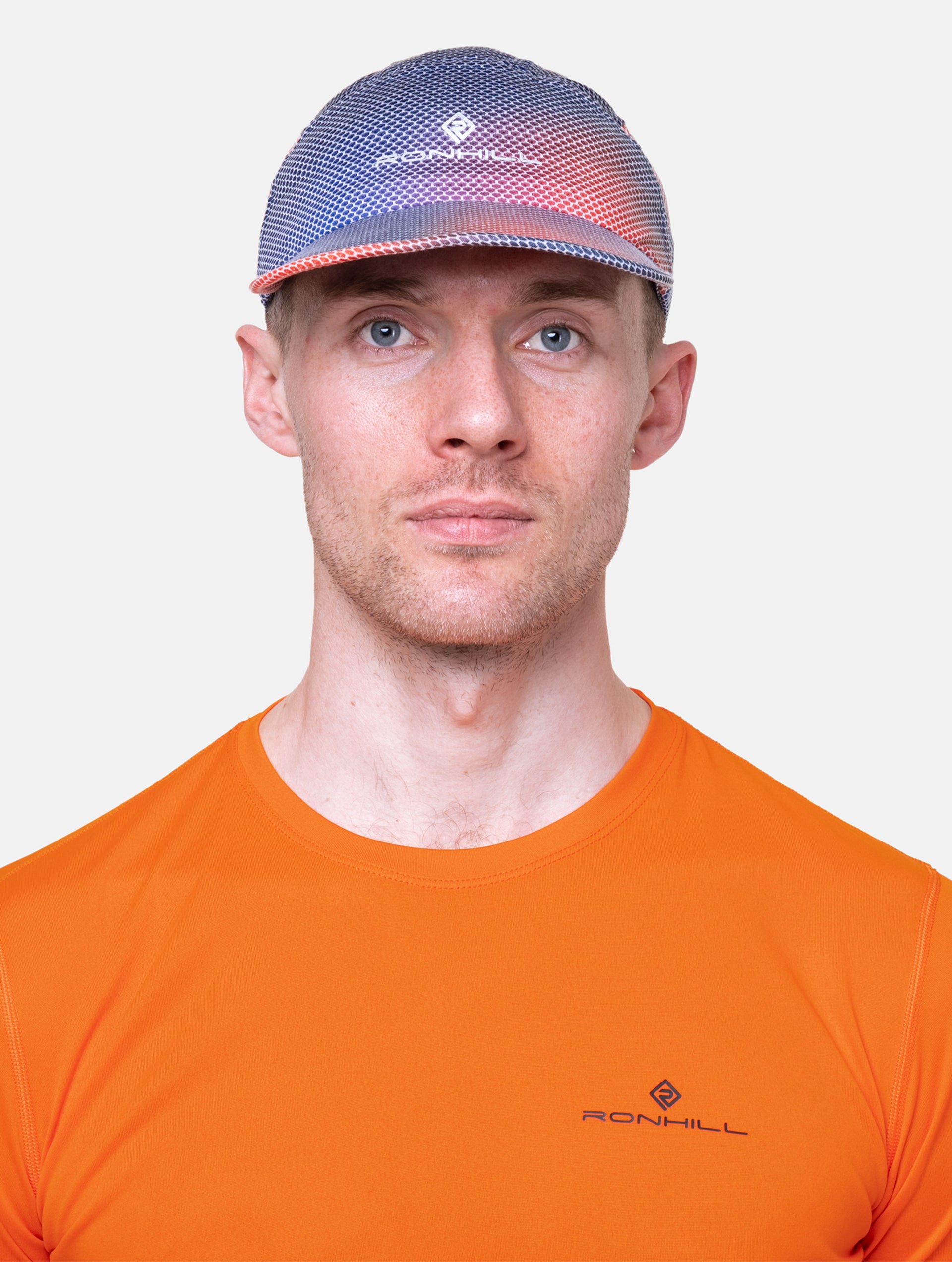 Ronhill Golden Hour cappellino running rosso traspirante