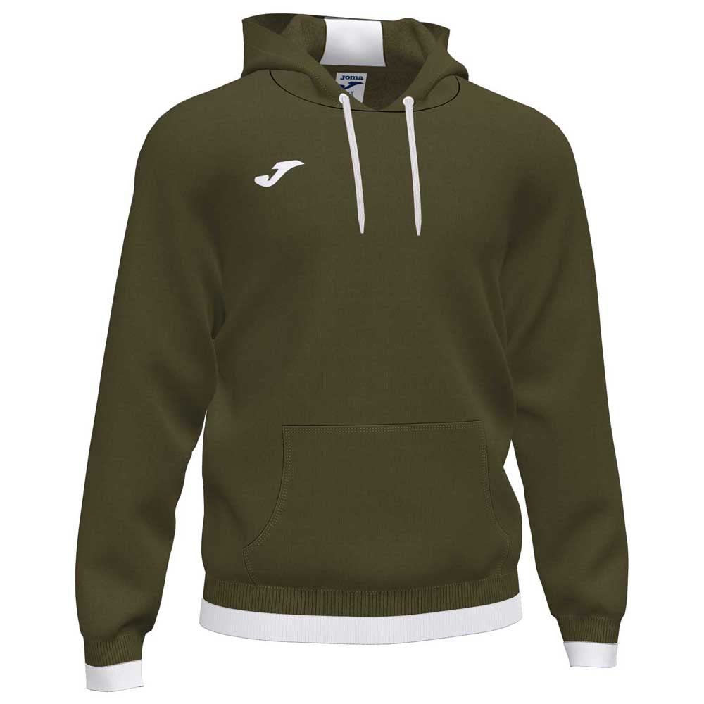 Joma Comfort II felpa cappuccio uomo bianca in cotone