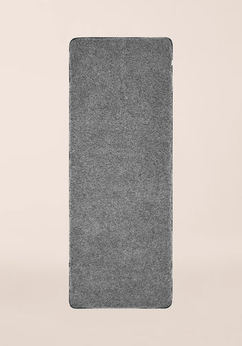 Casall Natural Wool tappetino yoga grigio scuro 200x75 cm