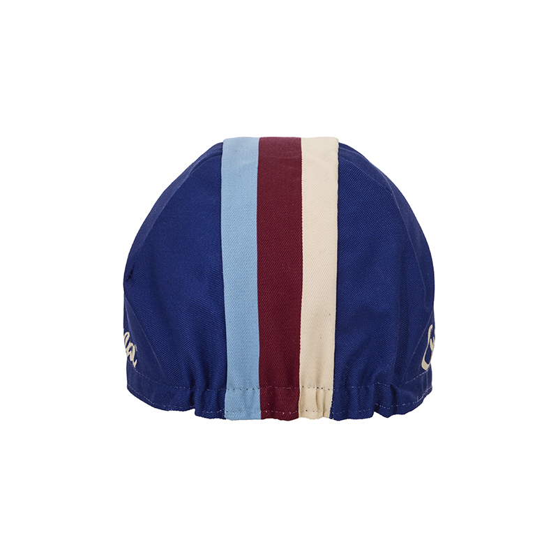 L'Eroica Timo cappellino ciclismo navy tessuto cotone