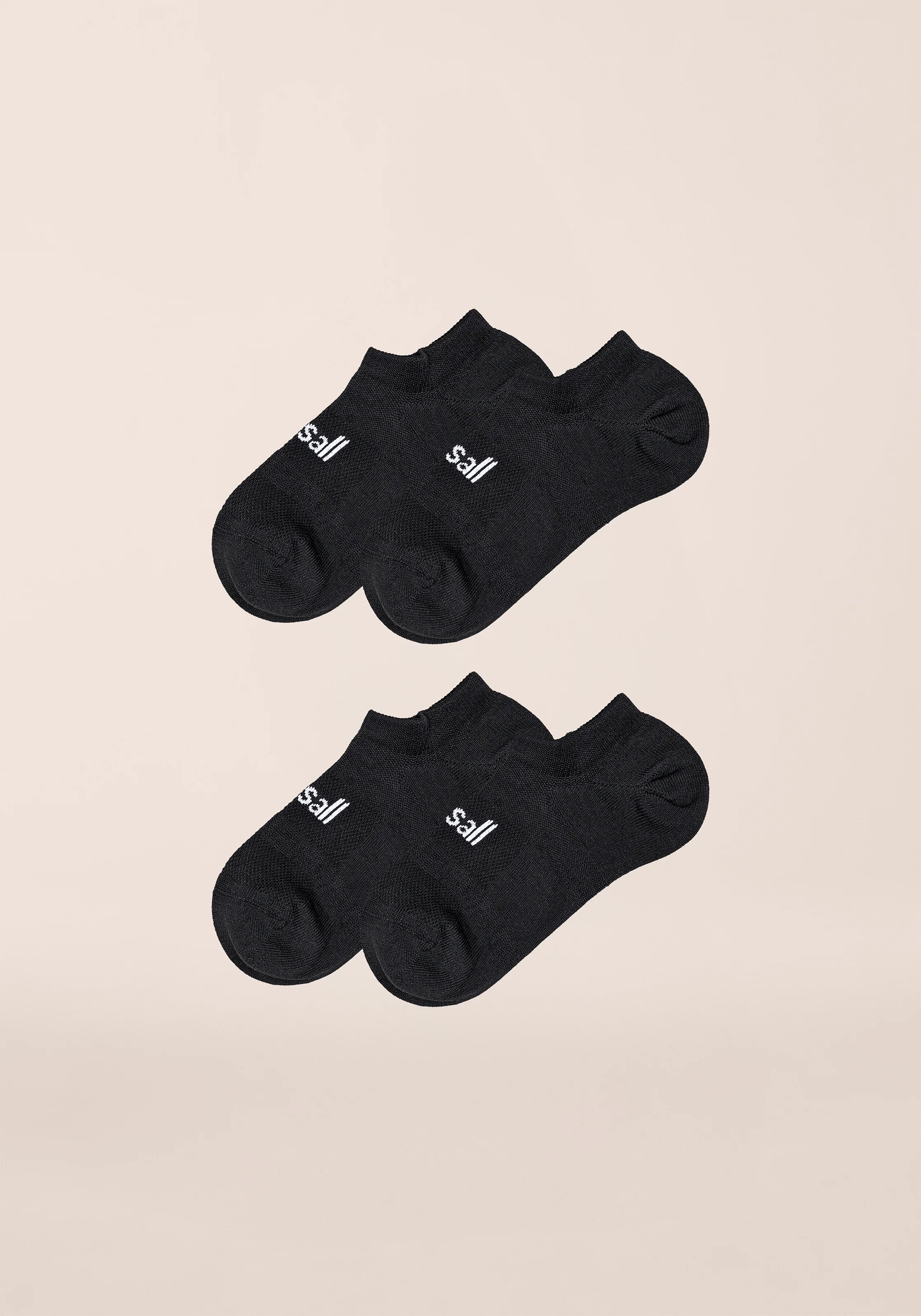 Casall Training Sock calzini sportivi neri 2 paia traspiranti