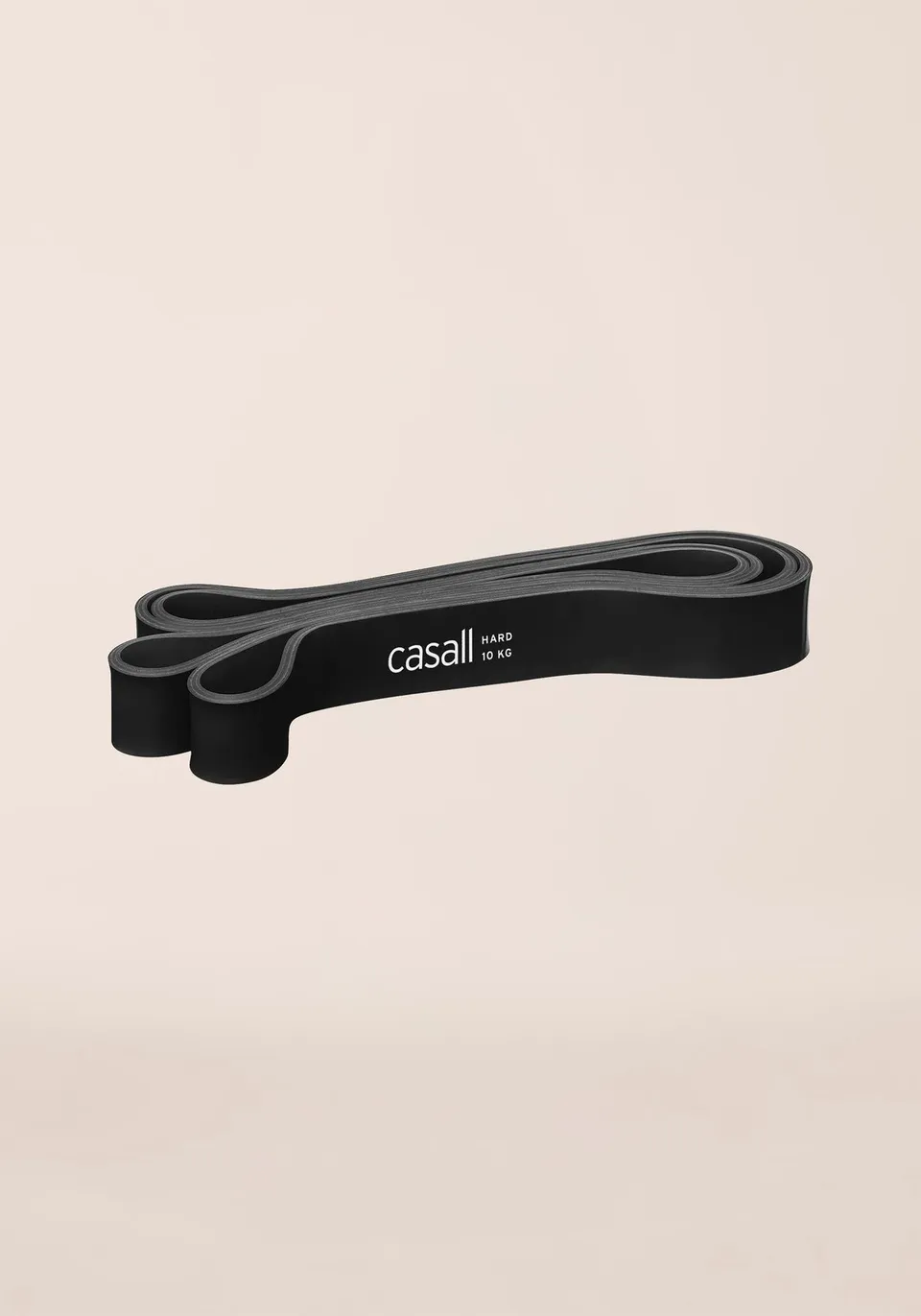 Casall Long Rubber Band Hard banda elastica nera resistenza forte