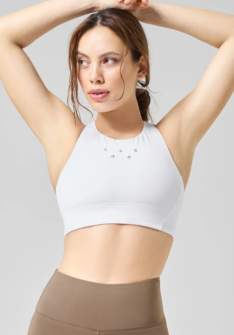 Casall Iconic Longline reggiseno sportivo bianco