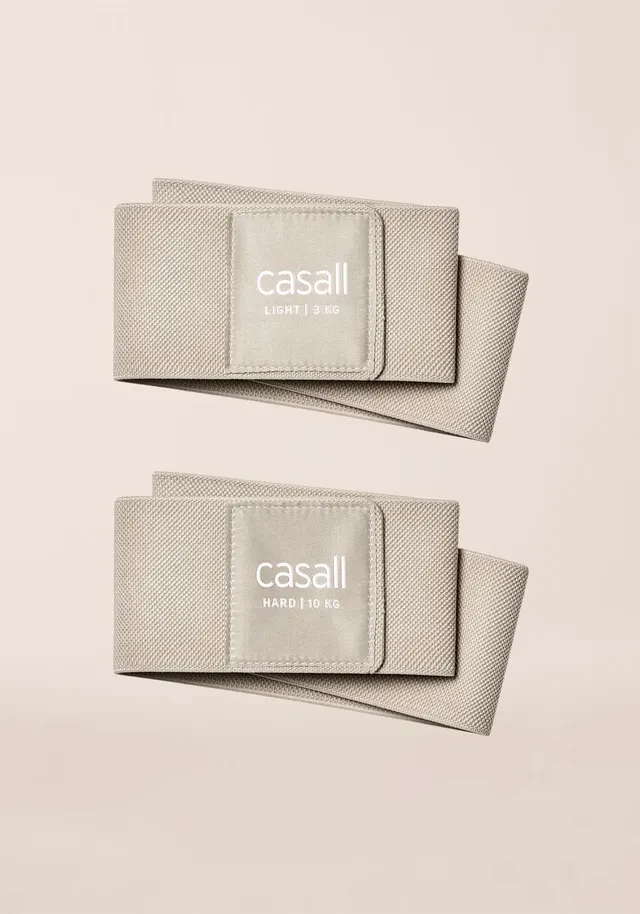 Casall Resistance Bands elastici fitness beige 2 pezzi
