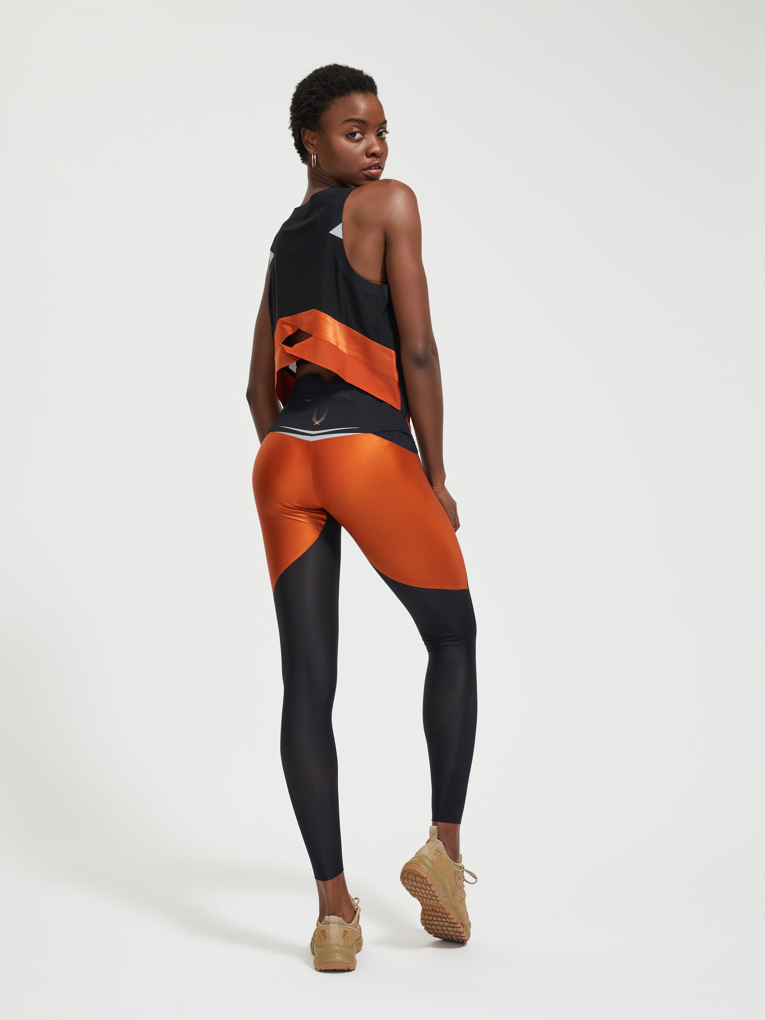 Lucas Hugh Axis Leggings Neri Taglia L Compressivi