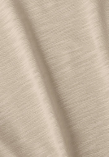 Casall Soft Texture Tee t-shirt ecru collo alto