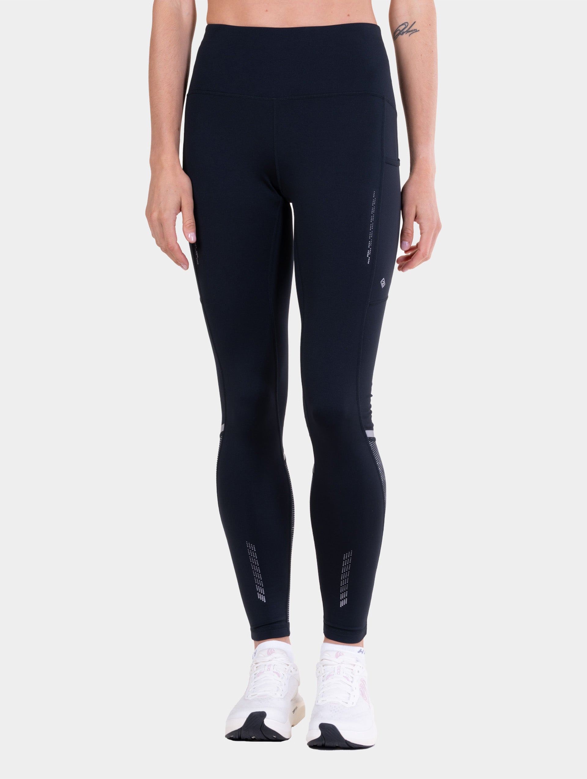 Ronhill Tech Reflect leggings running donna nero termico