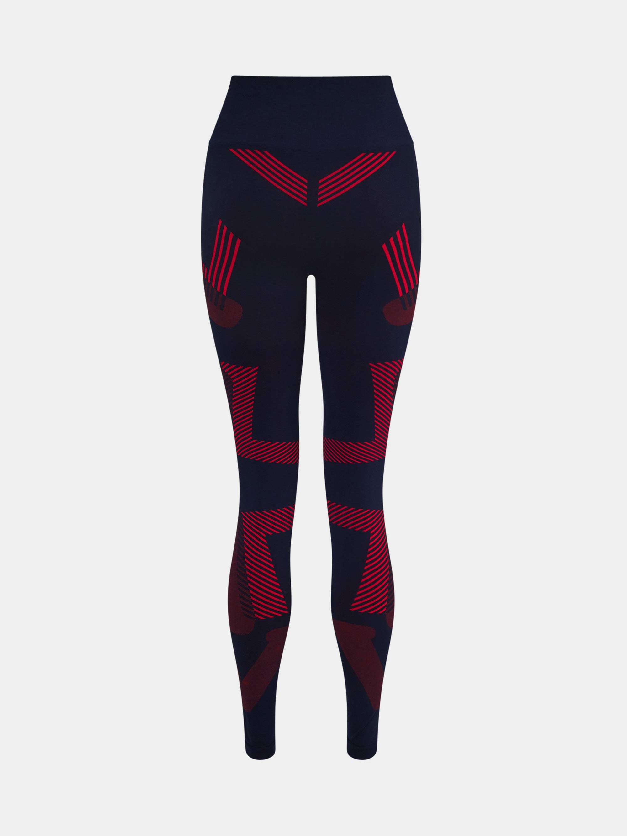Lucas Hugh Flexon leggings blu seamless modellanti