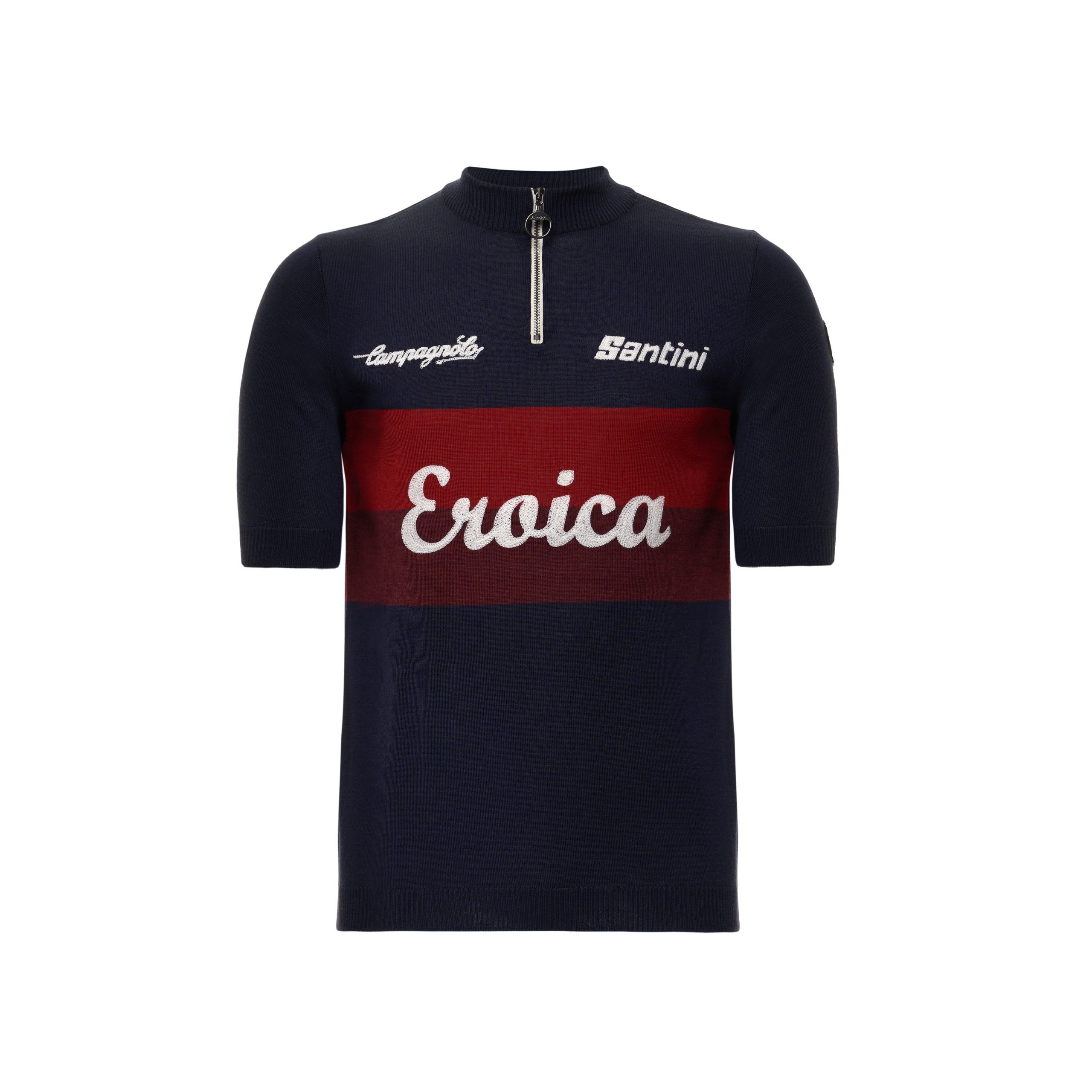 L'Eroica Campagnolo maglia ciclismo lana blu classica