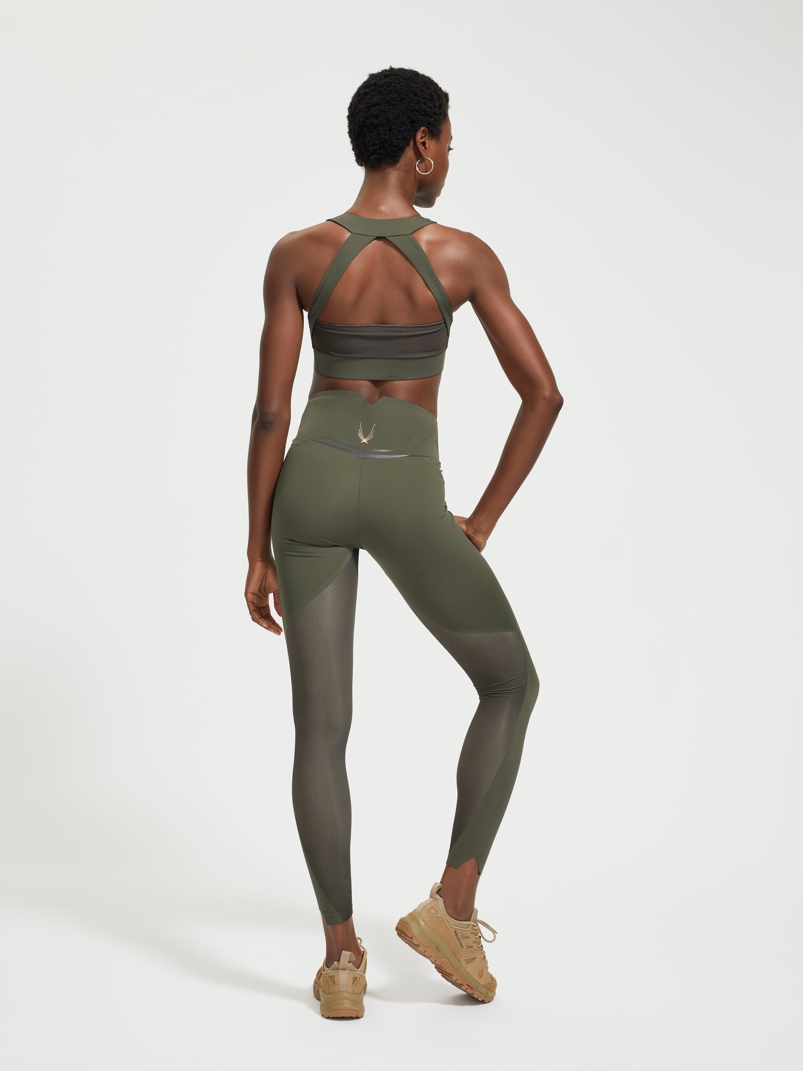 Lucas Hugh Stealth Leggings compressivi verde oliva