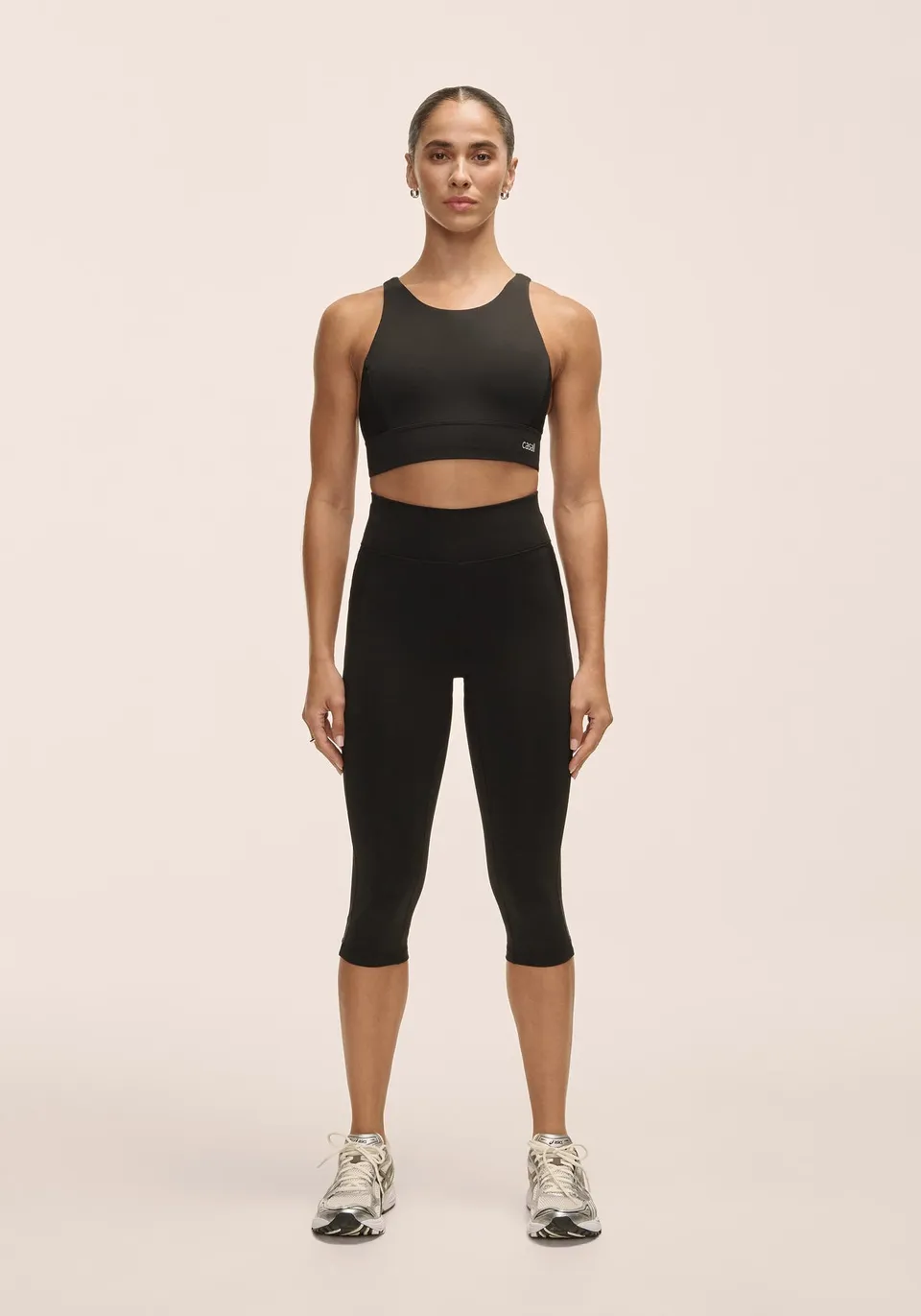 Casall Essential 3/4 Tights leggings pinocchietto Neri