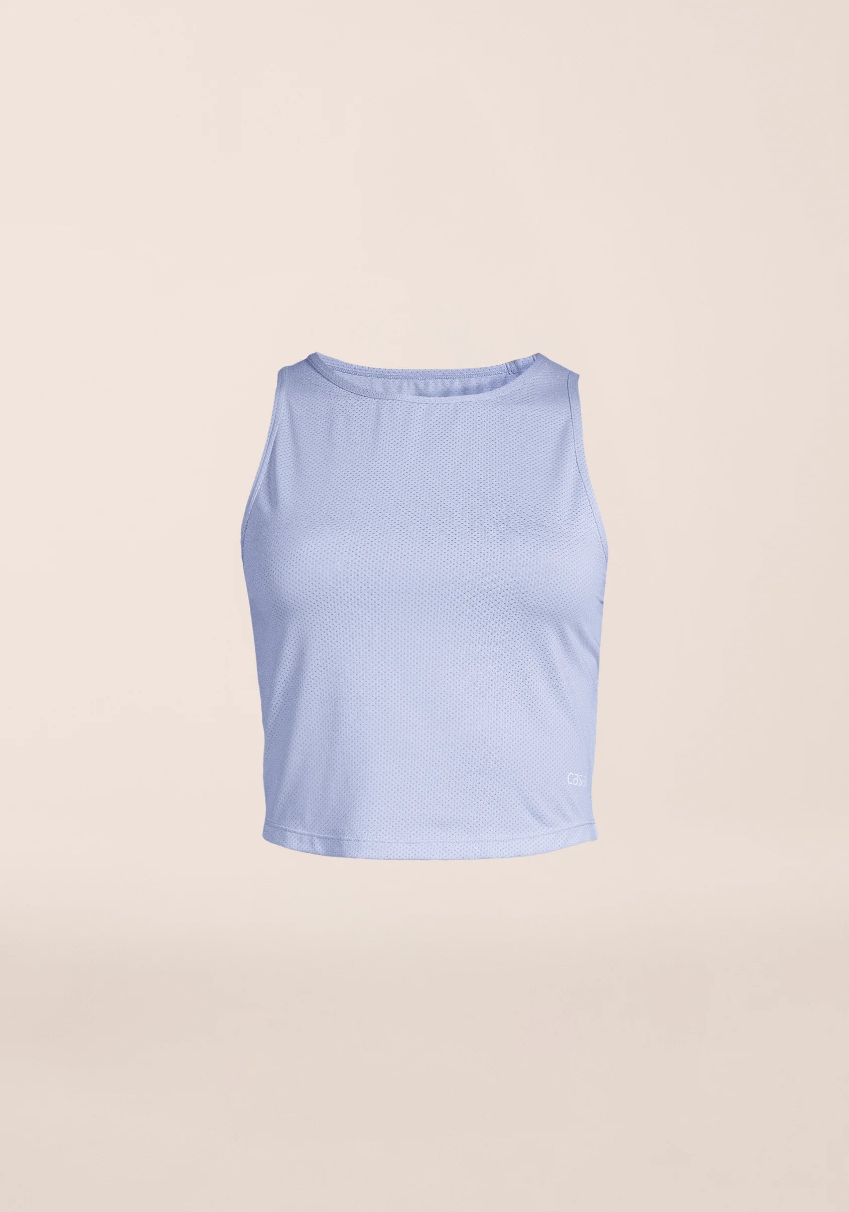 Casall Laser Mesh Crop Top top fitness blu traspirante