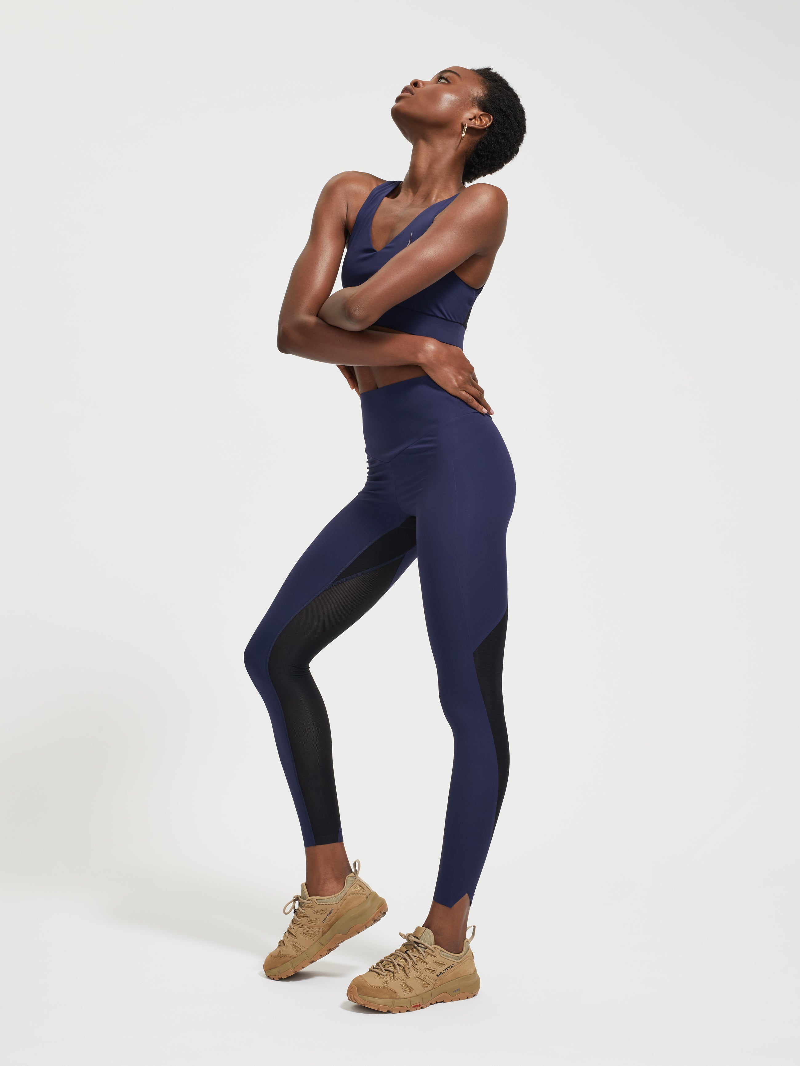 Lucas Hugh Stealth leggings midnight taglia L compressivi
