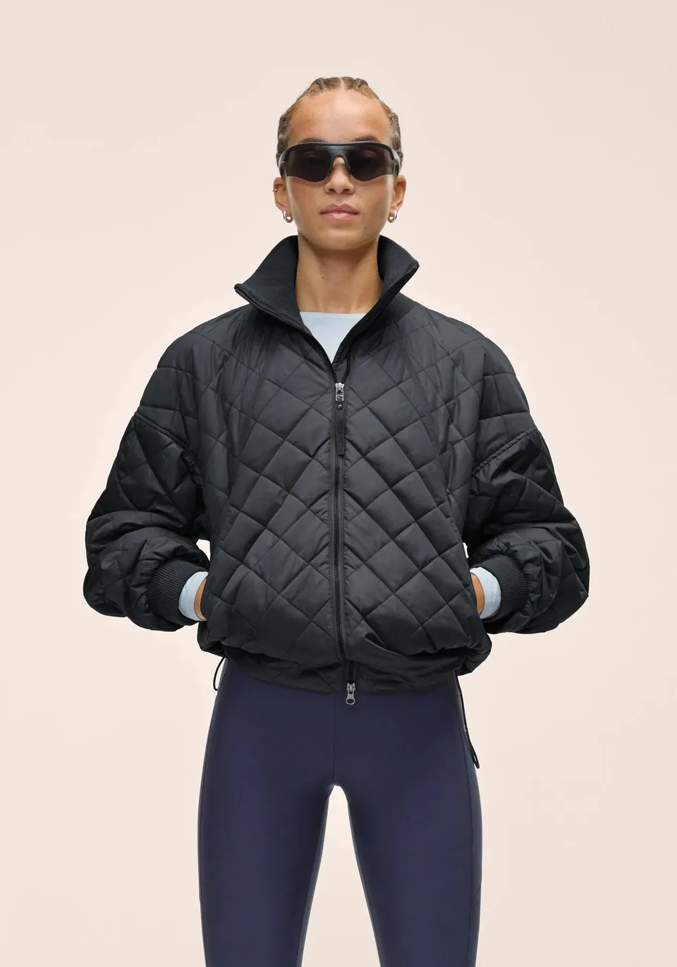 Casall Nordic Quilted Jacket giacca Nero idrorepellente