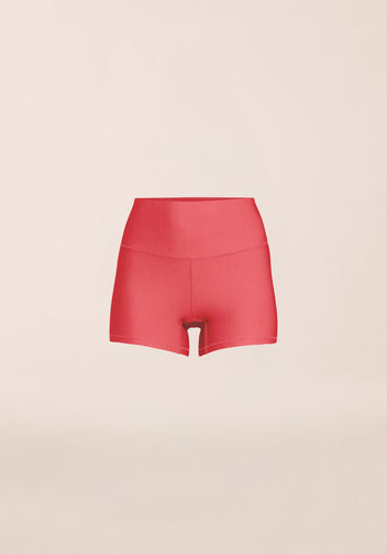 Casall Ultra High Waist Hot Pant shorts rosa vita altissima