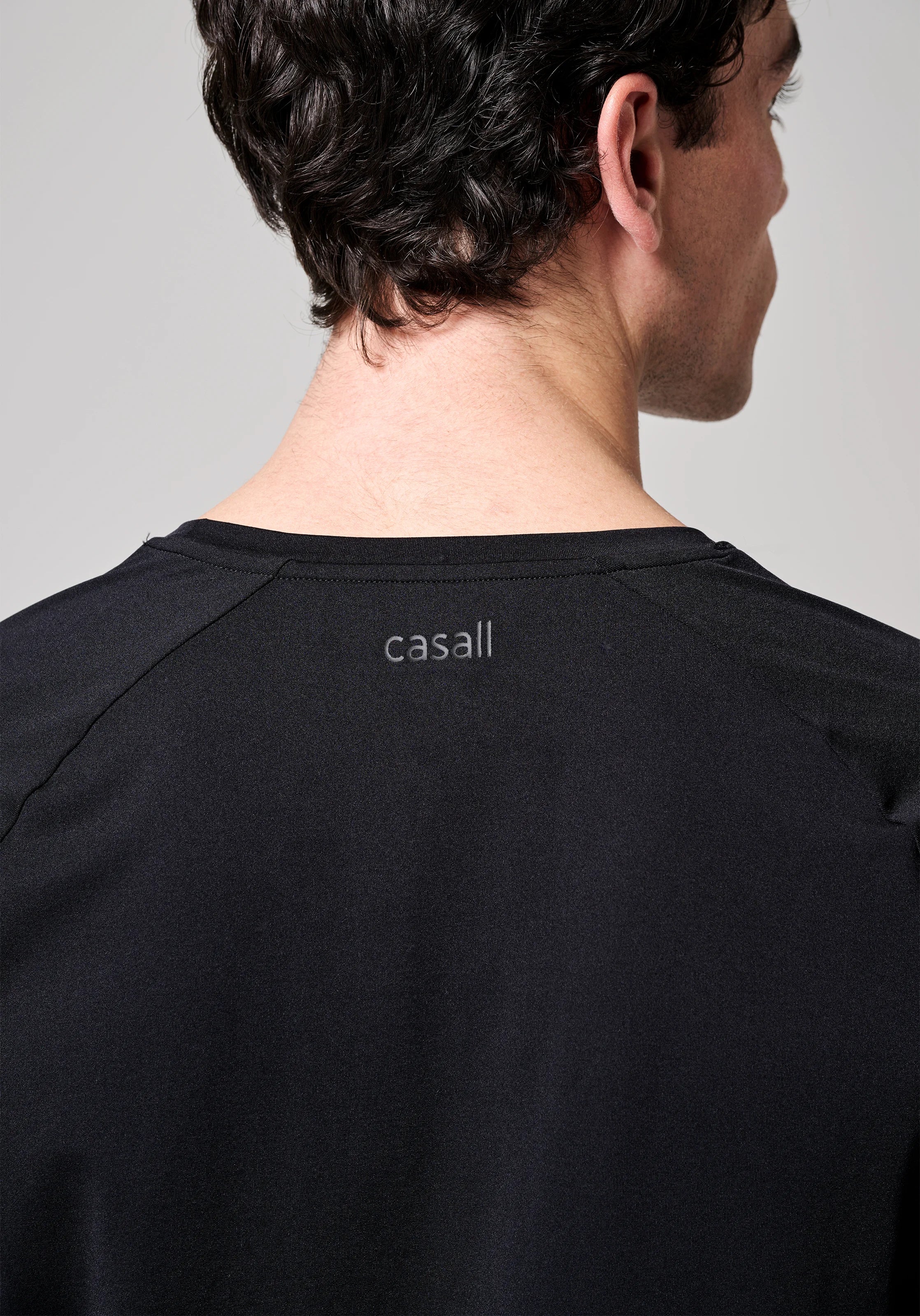 Casall Essential M Long Sleeve maglia manica lunga Nera