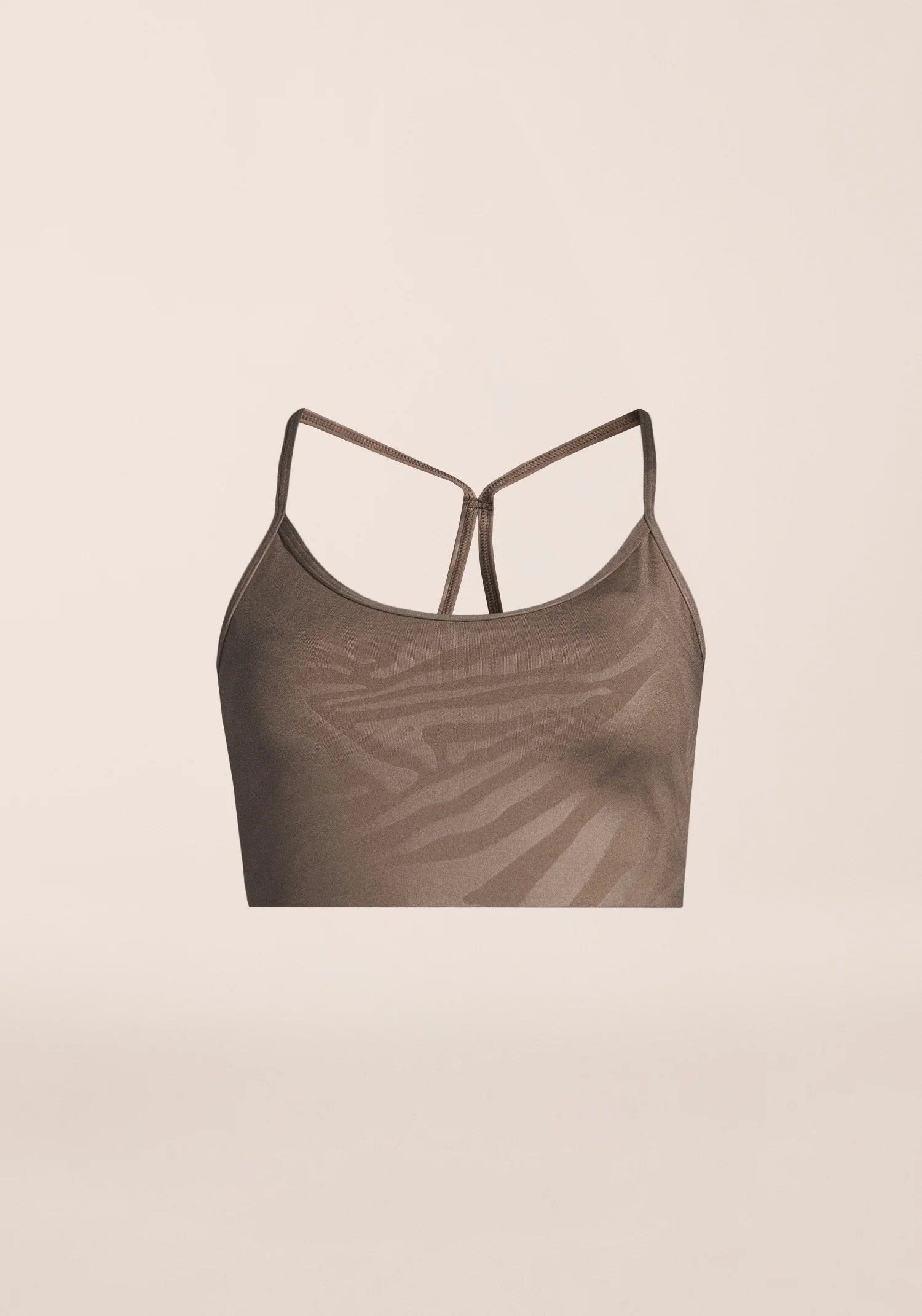 Casall Sleek Strappy reggiseno sportivo Zebra Khaki medio