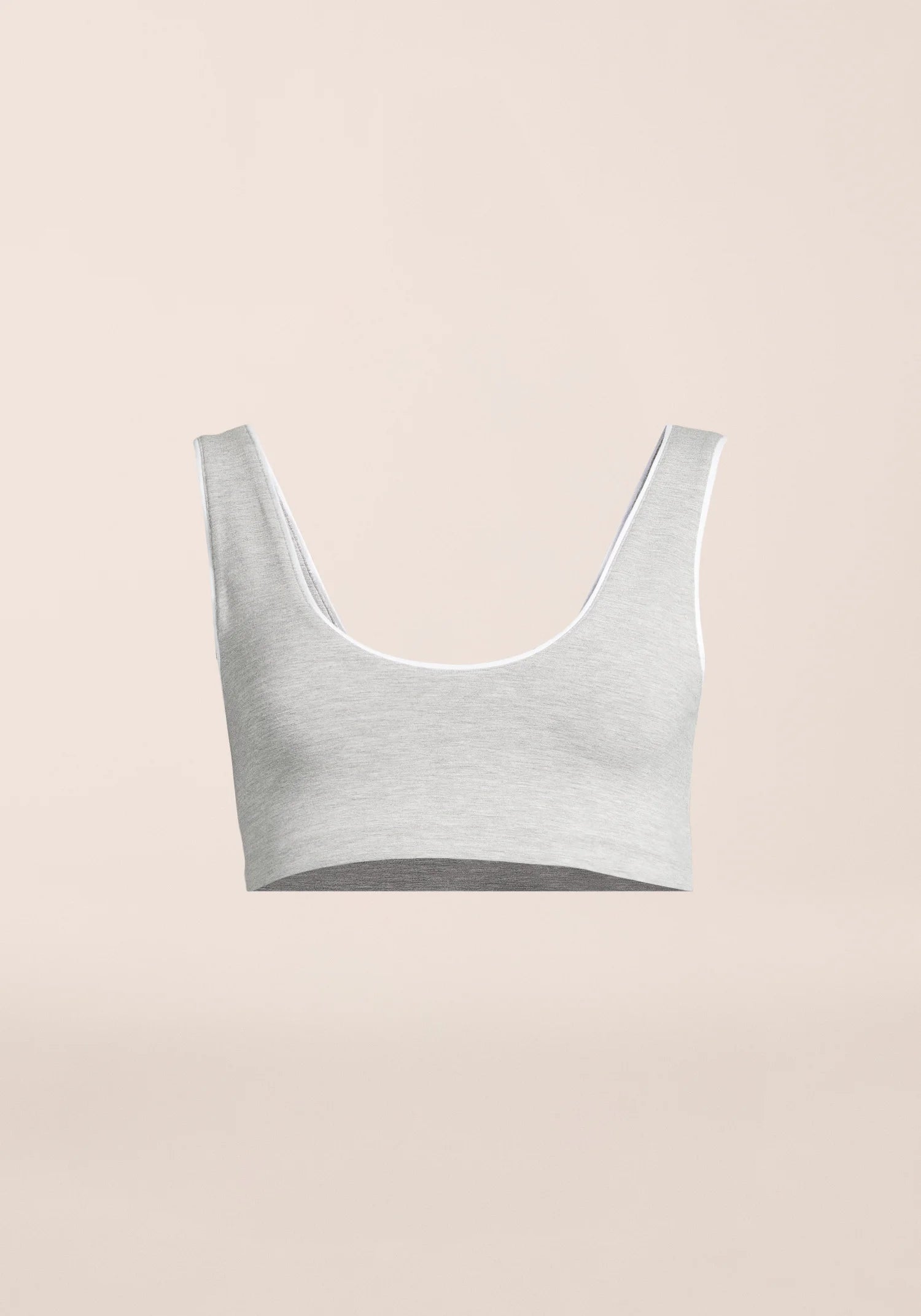 Casall Sublime Fling Bralette reggiseno Grey Melange cotone